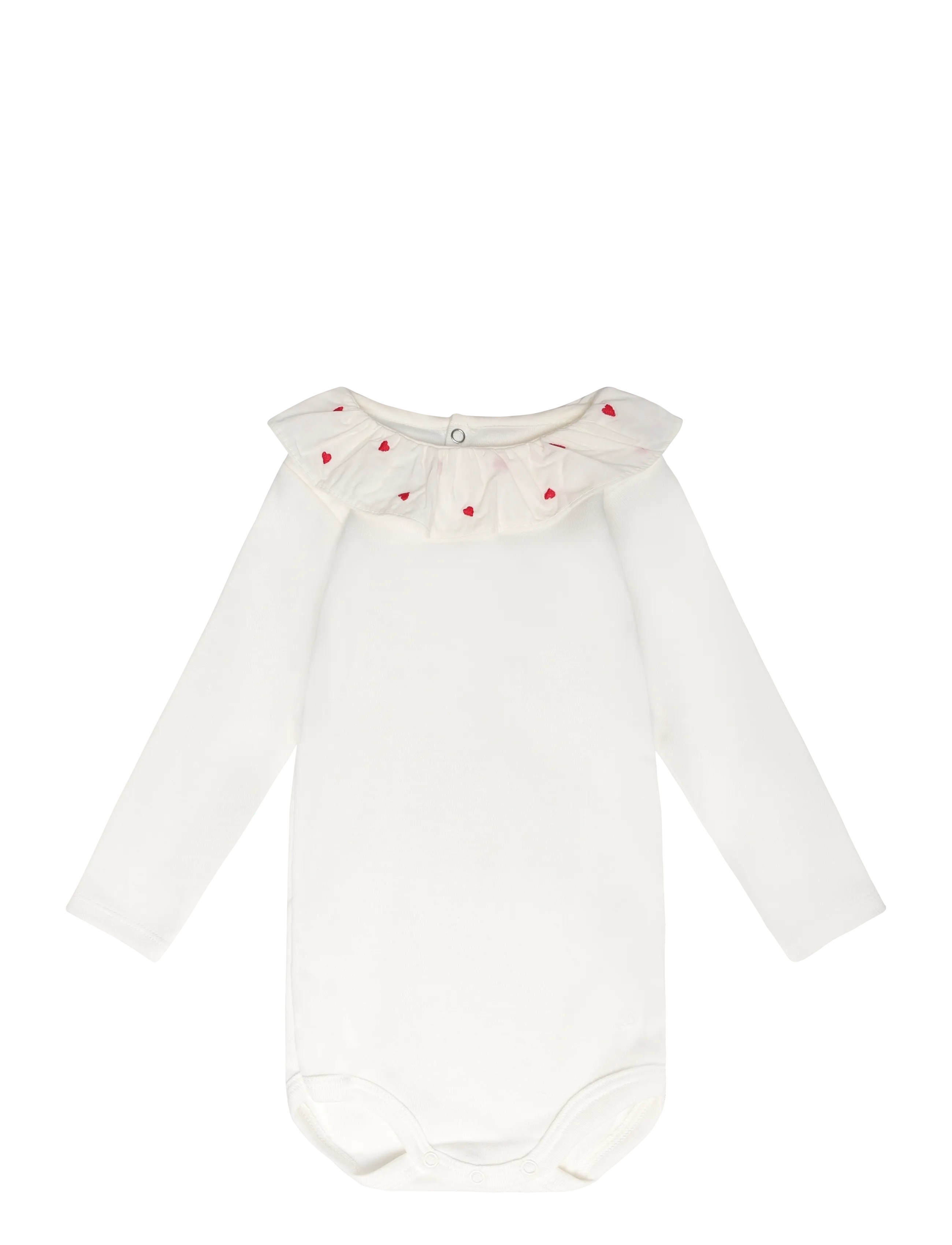 Petit Bateau SF BODIES ACOL ML - Shoppa efter storlek - MARSHMALLOW / cream