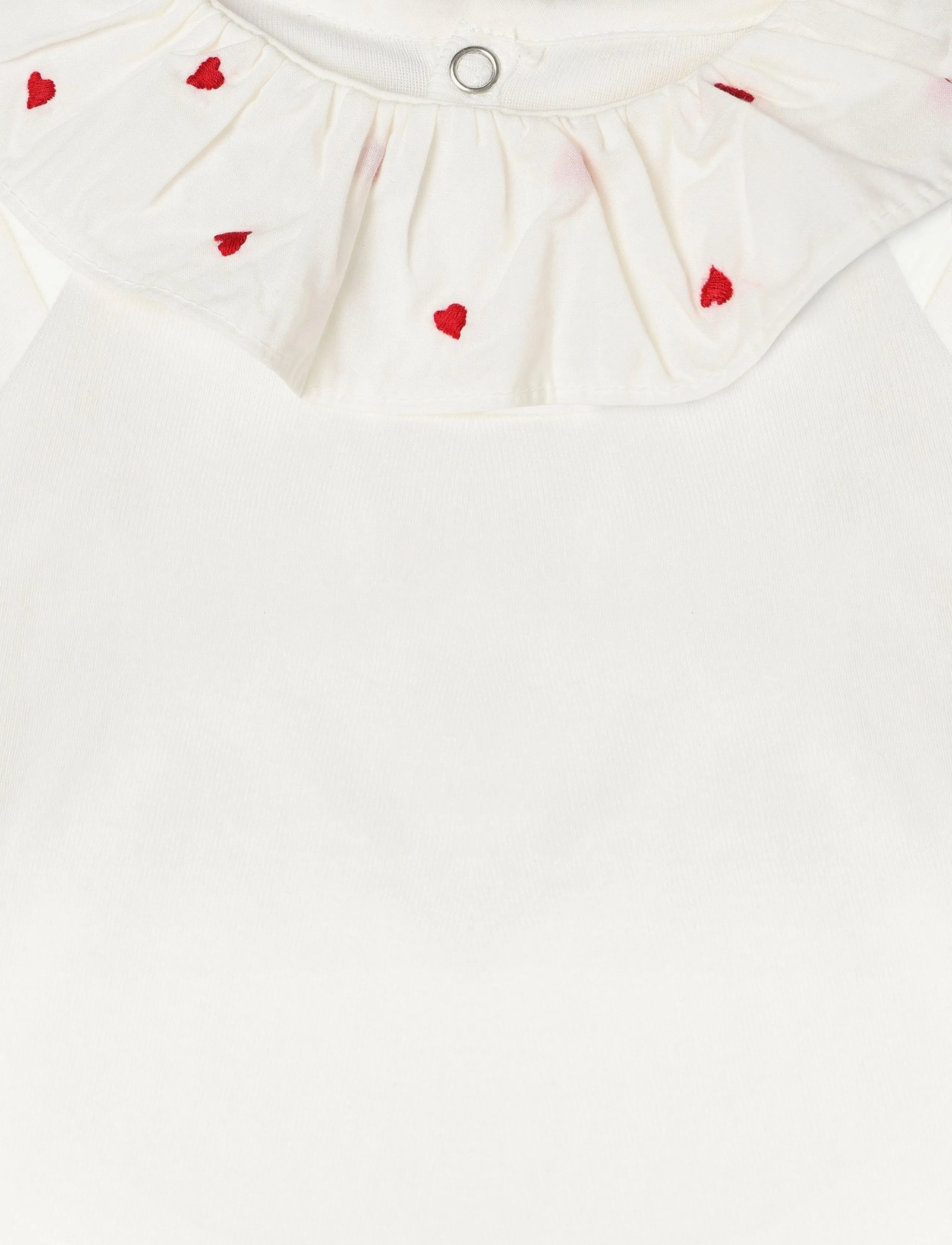 Petit Bateau - SF BODIES ACOL ML - pikkade varrukatega bodid - marshmallow - 2