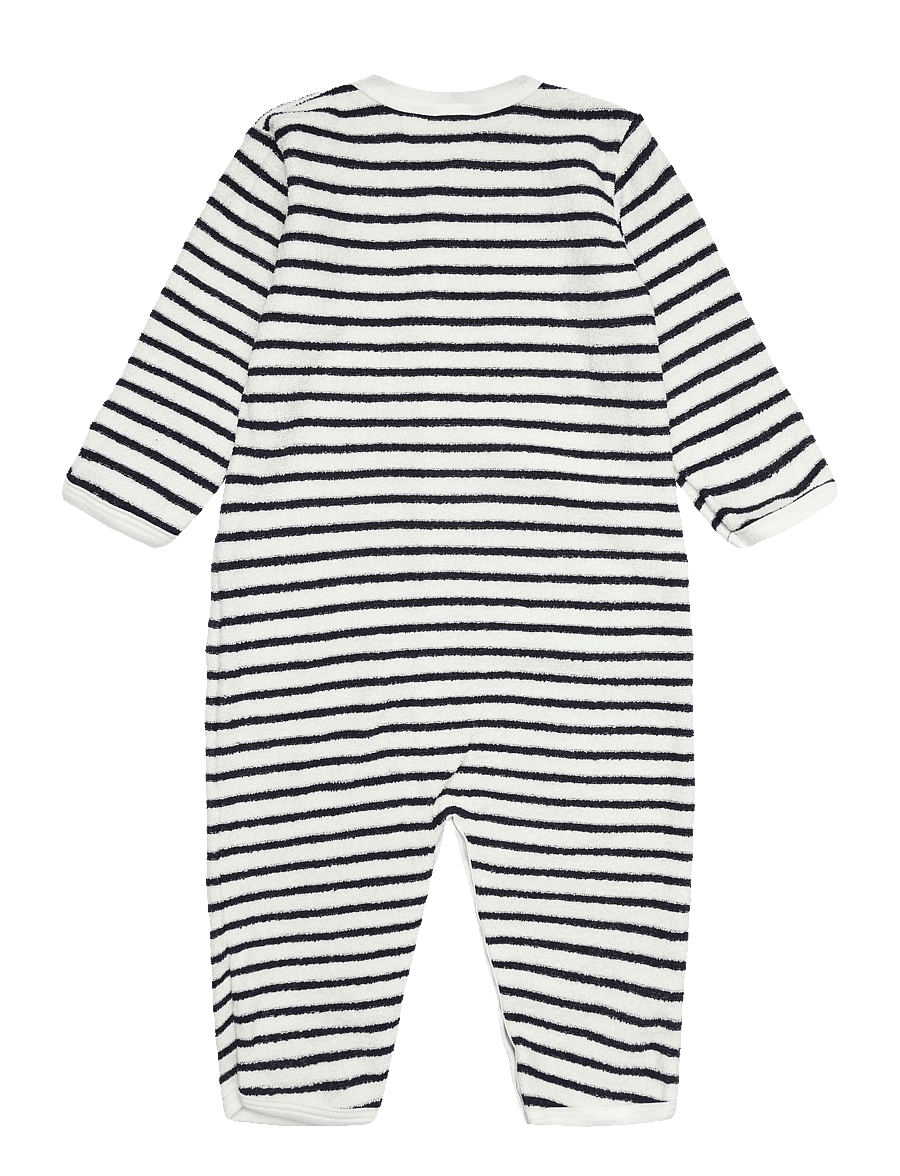 Petit Bateau - SF DORS BIEN SANS PIEDS - schlafoveralls - milk/soir - 1