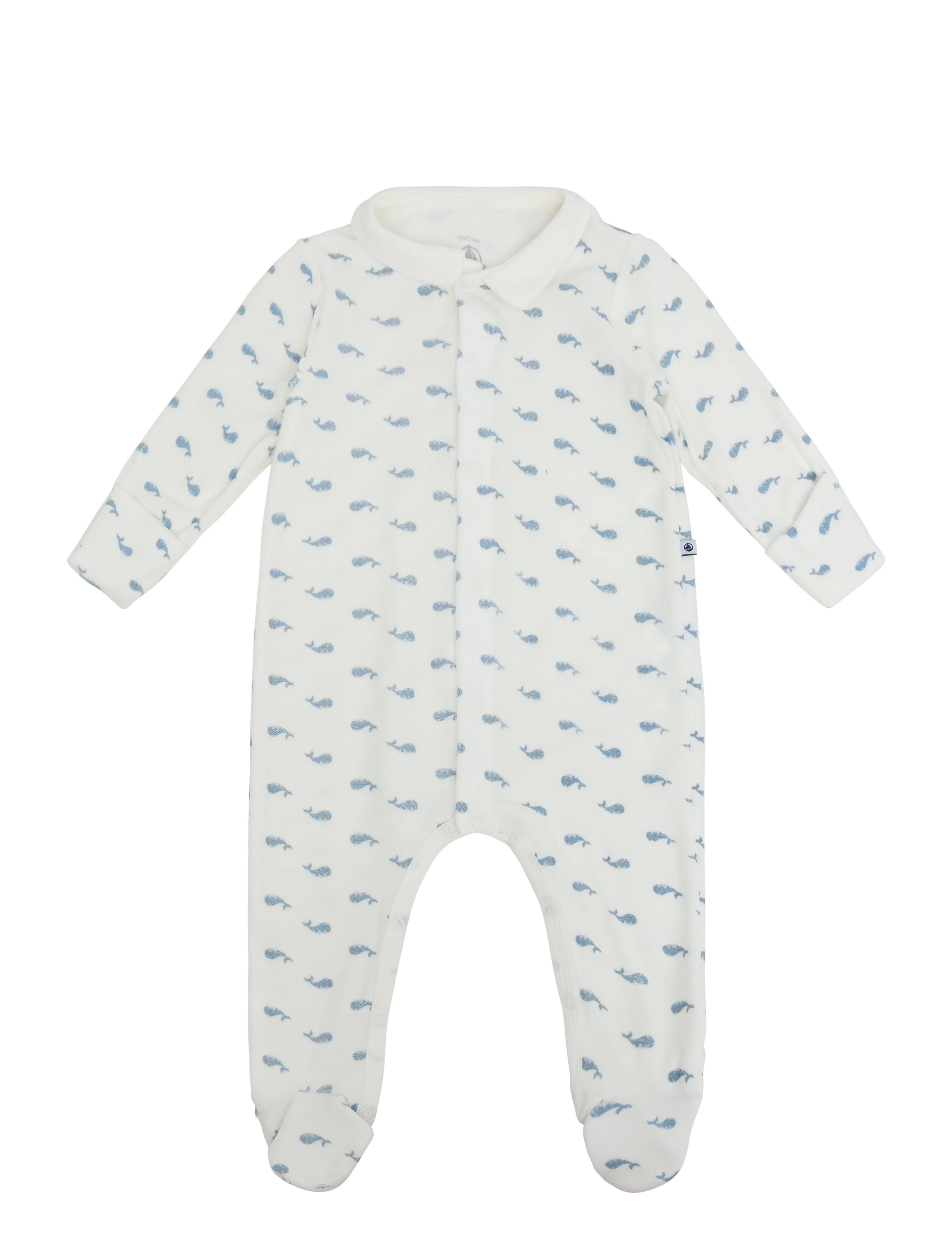 Petit Bateau SF DORS BIEN Y - Alles anzeigen - MARSHMALLOW/ADRIATIC / cream