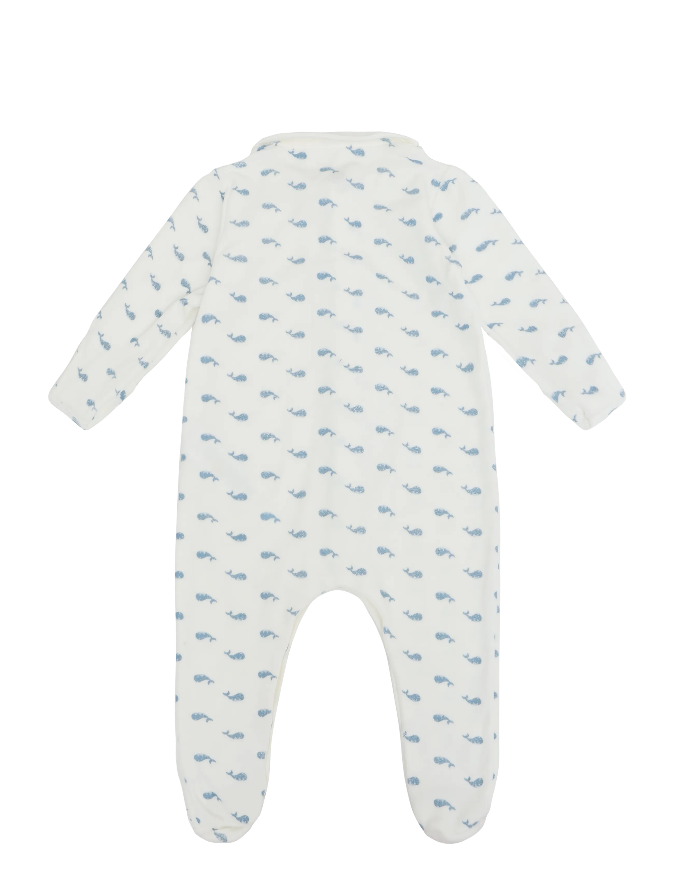 Petit Bateau - SF DORS BIEN Y - laveste priser - marshmallow/adriatic - 1