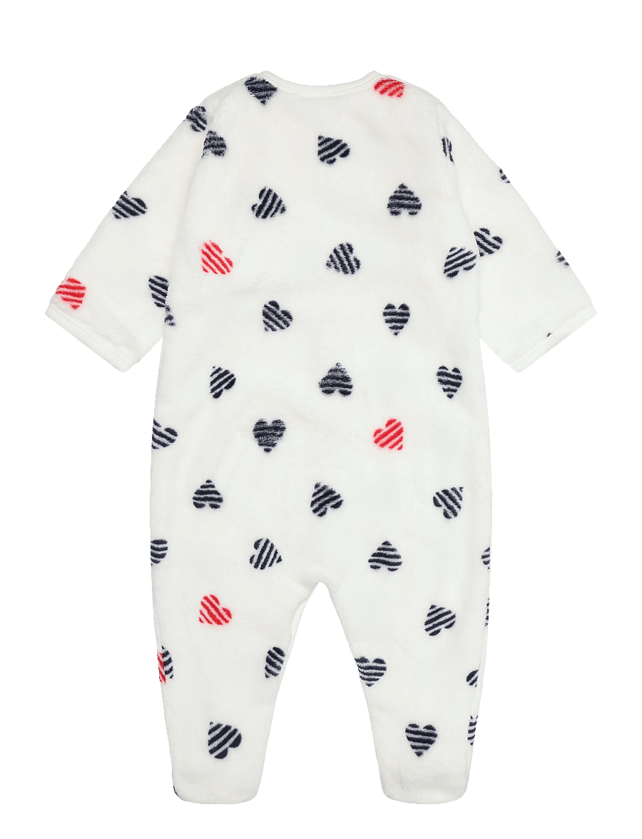 Petit Bateau - COMBICHAUDS - schlafoveralls - marshmallow/multico - 1