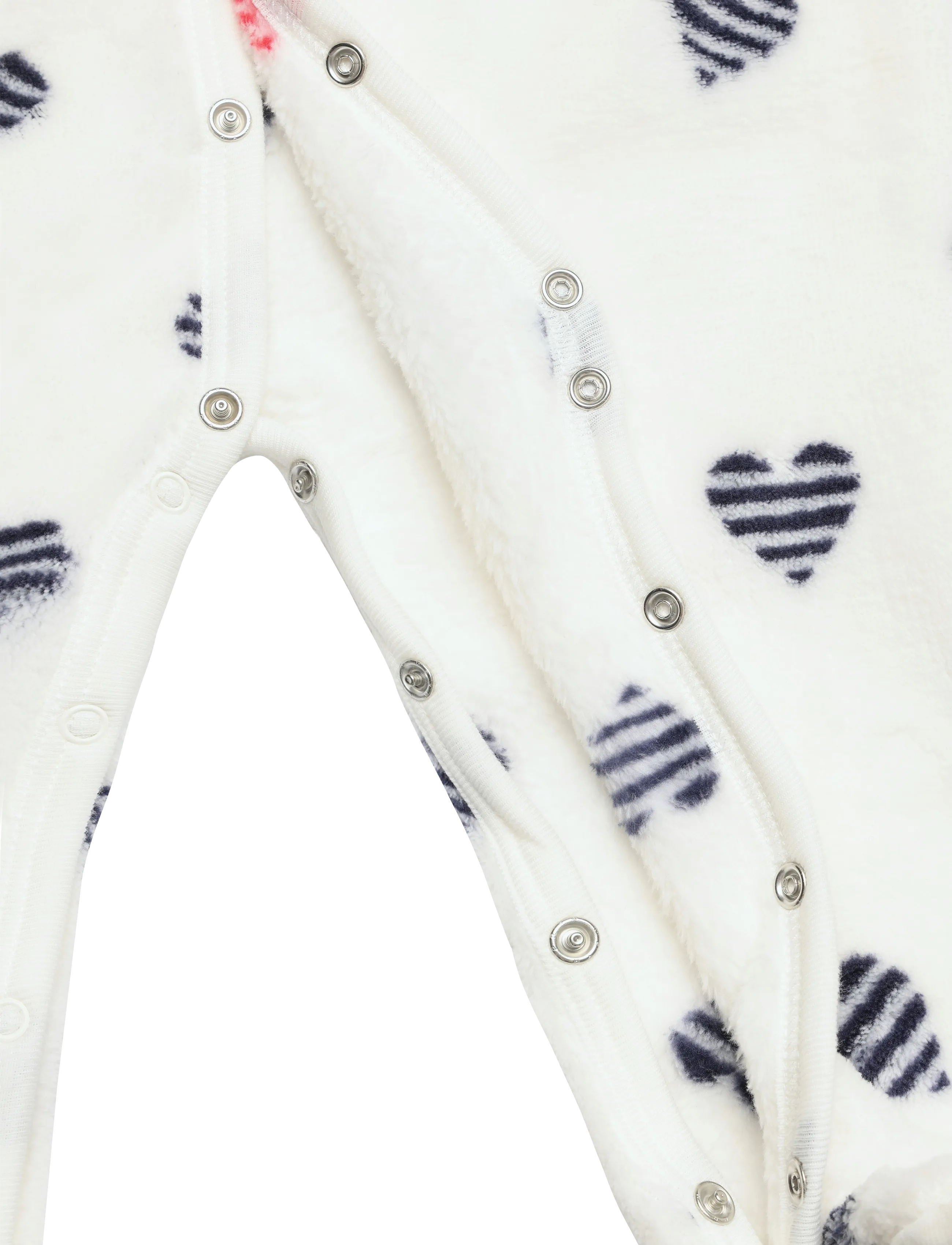 Petit Bateau - COMBICHAUDS - schlafoveralls - marshmallow/multico - 3