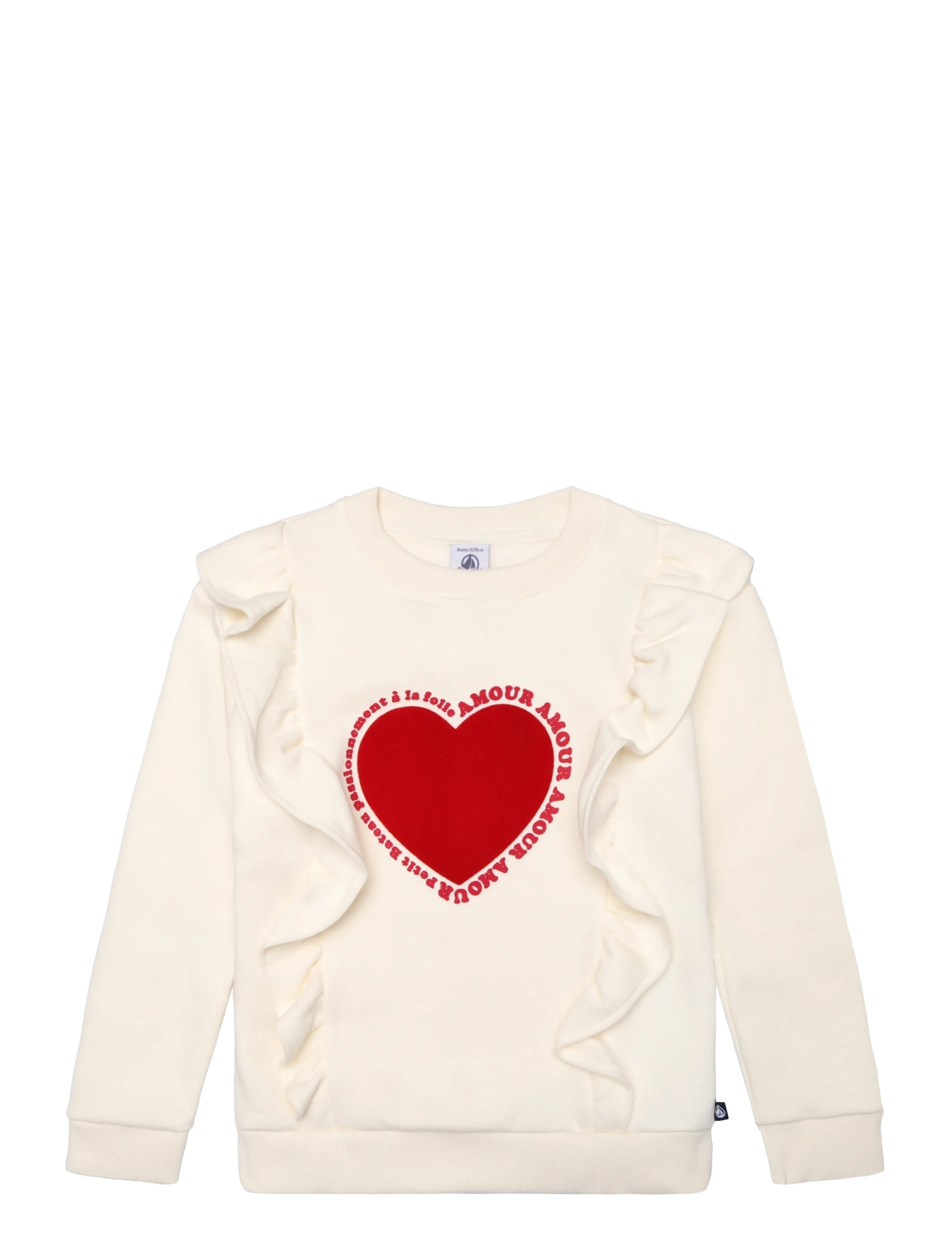 Petit Bateau SWEAT SHIRTS - Back to school - MILK / cream