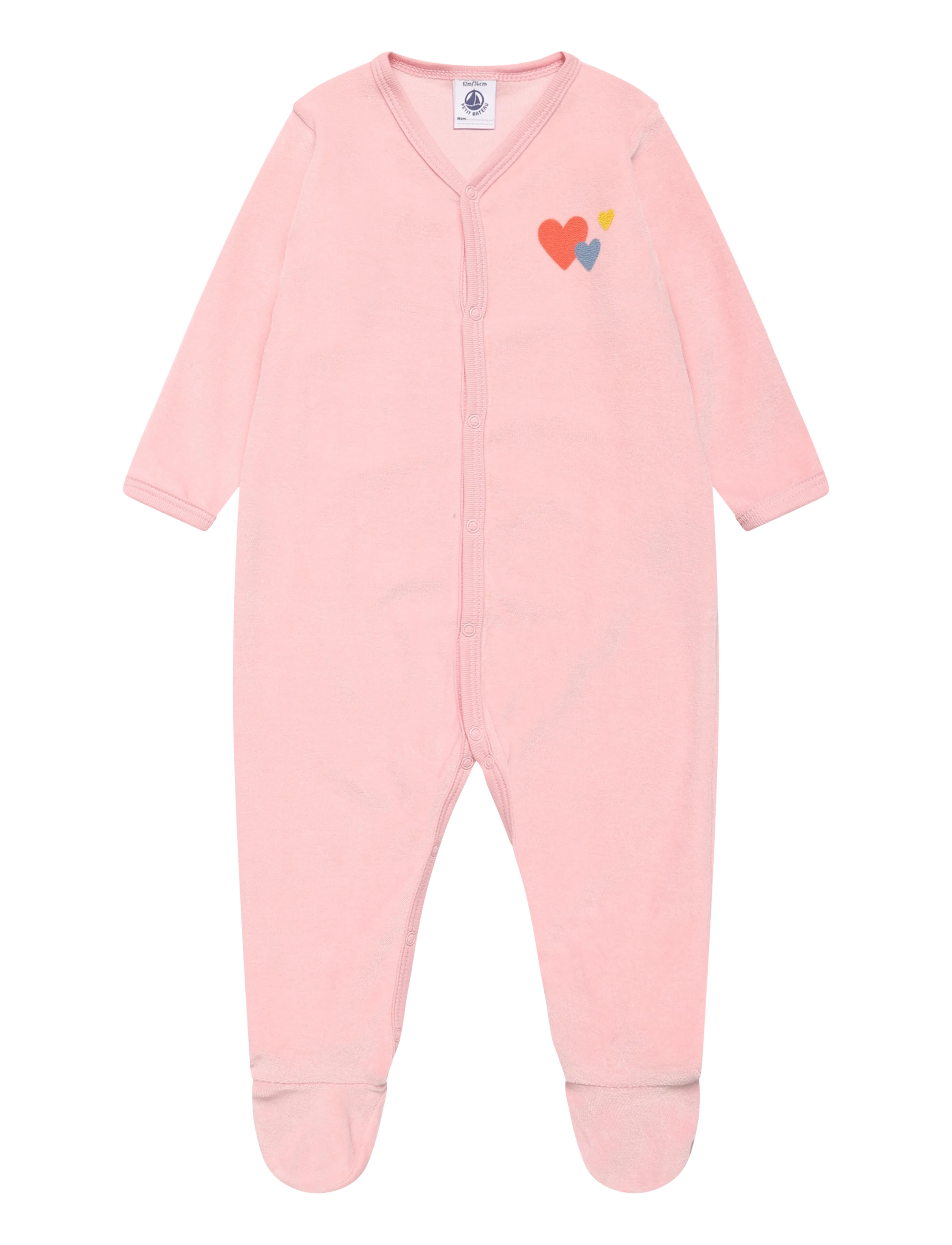 Petit Bateau Sf Dors Bien Y, 81, Pyjamas, Rosa - Pyjamas Onesie, Kinder