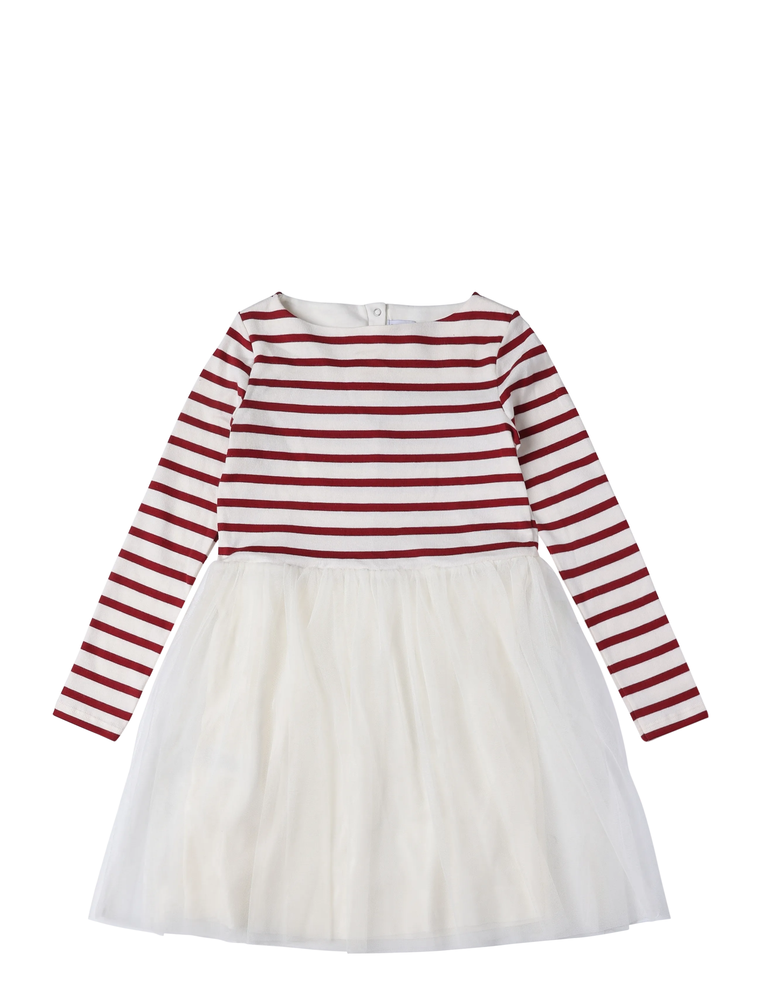 Petit Bateau ROBES ML - Klänningar & Kjolar - MILK/AMARANTE / cream