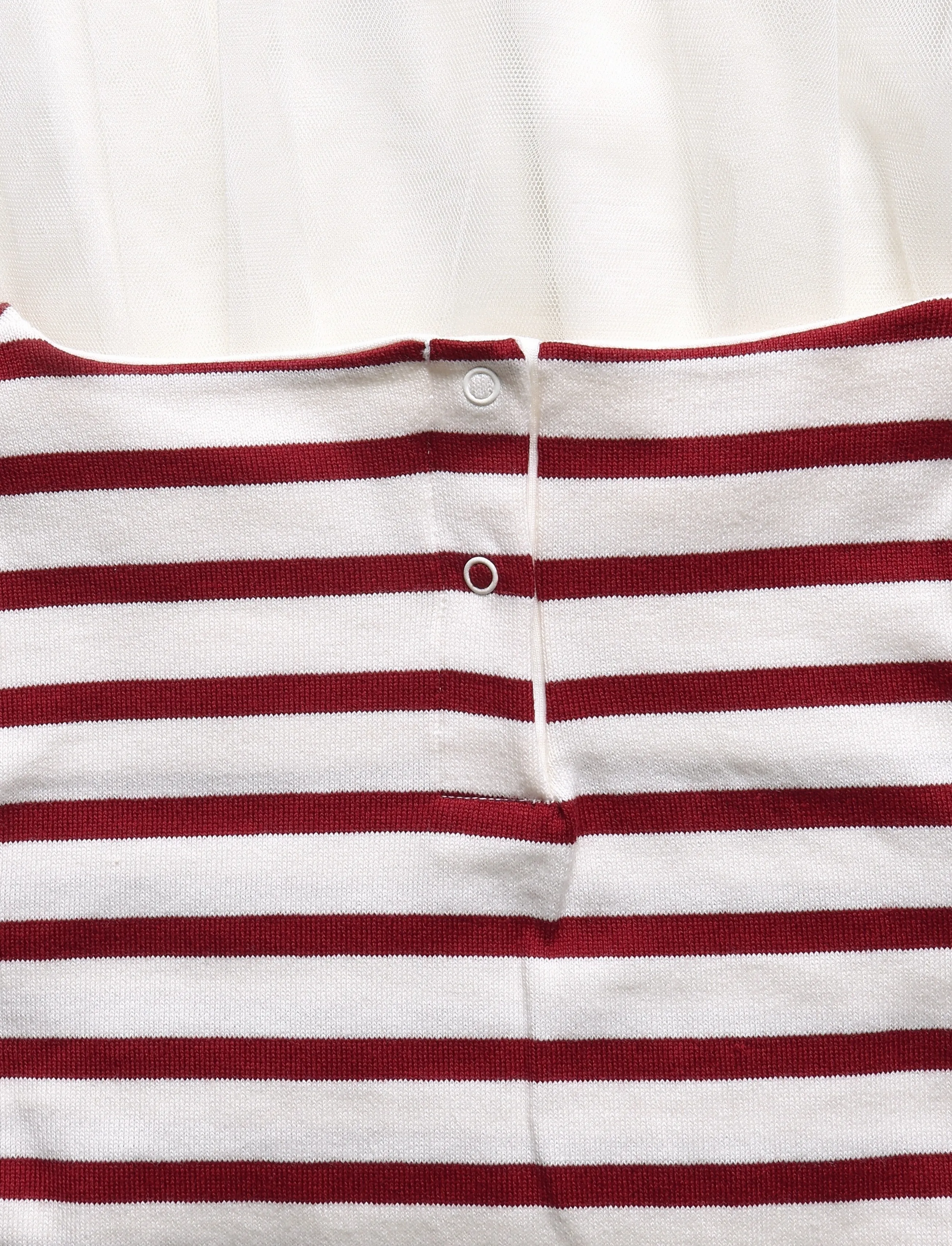 Petit Bateau - ROBES ML - langærmede hverdagskjoler - milk/amarante - 2