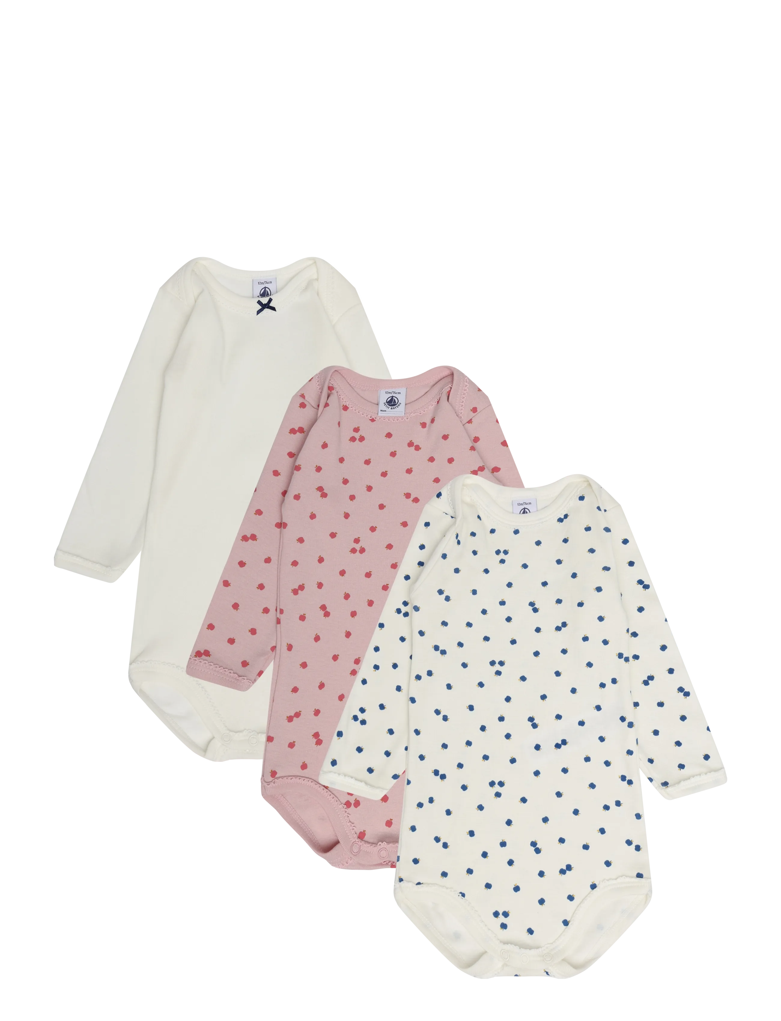 Petit Bateau SF BODIES US ML - Bodies - VARIANTE 1 / cream