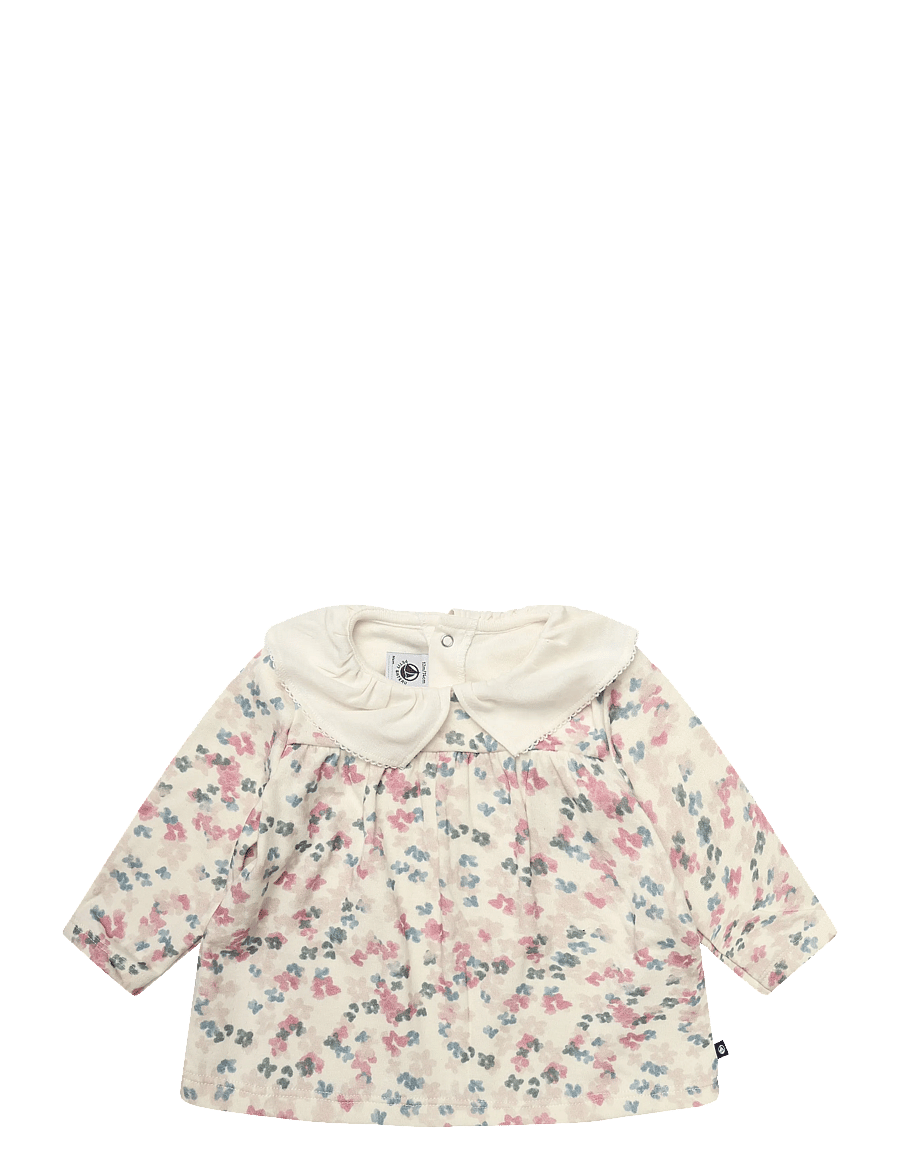 Petit Bateau - SF BLOUSES ML - blusen & tuniken - milk/multico - 0
