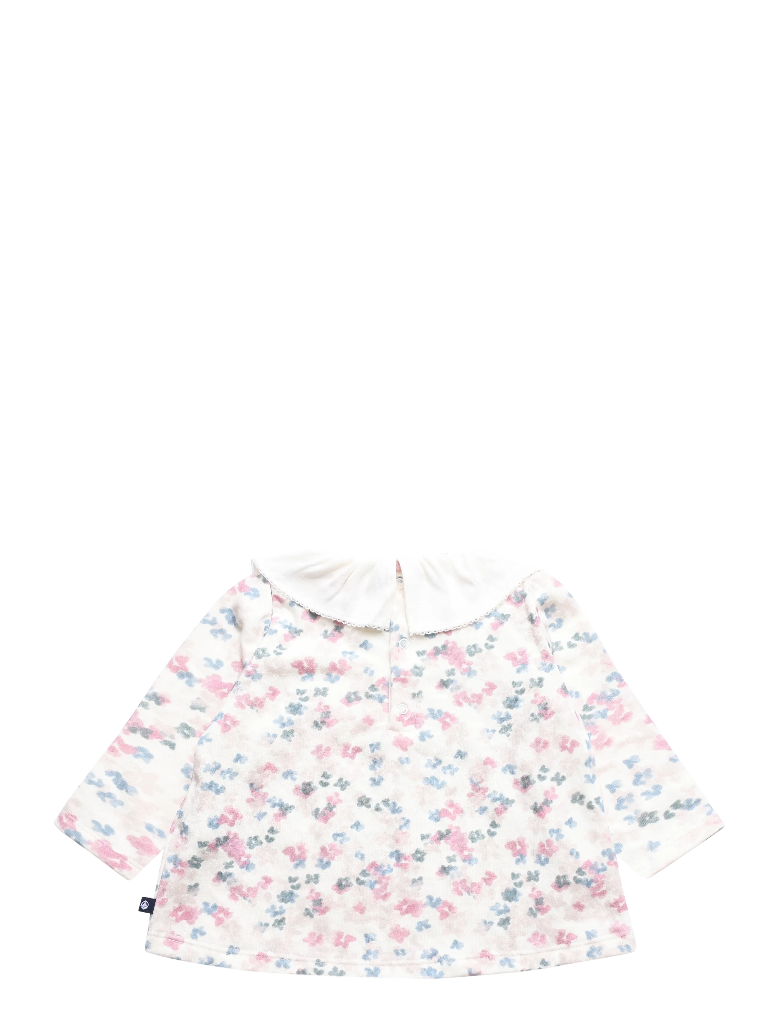 Petit Bateau - SF BLOUSES ML - laveste priser - milk/multico - 1