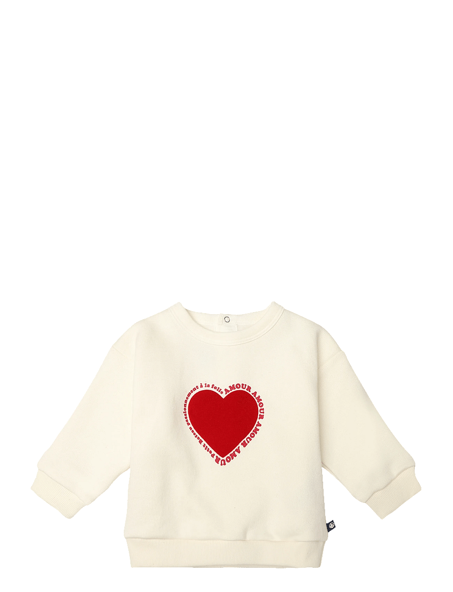 Petit Bateau - SWEAT SHIRTS - sweatshirts - milk - 0