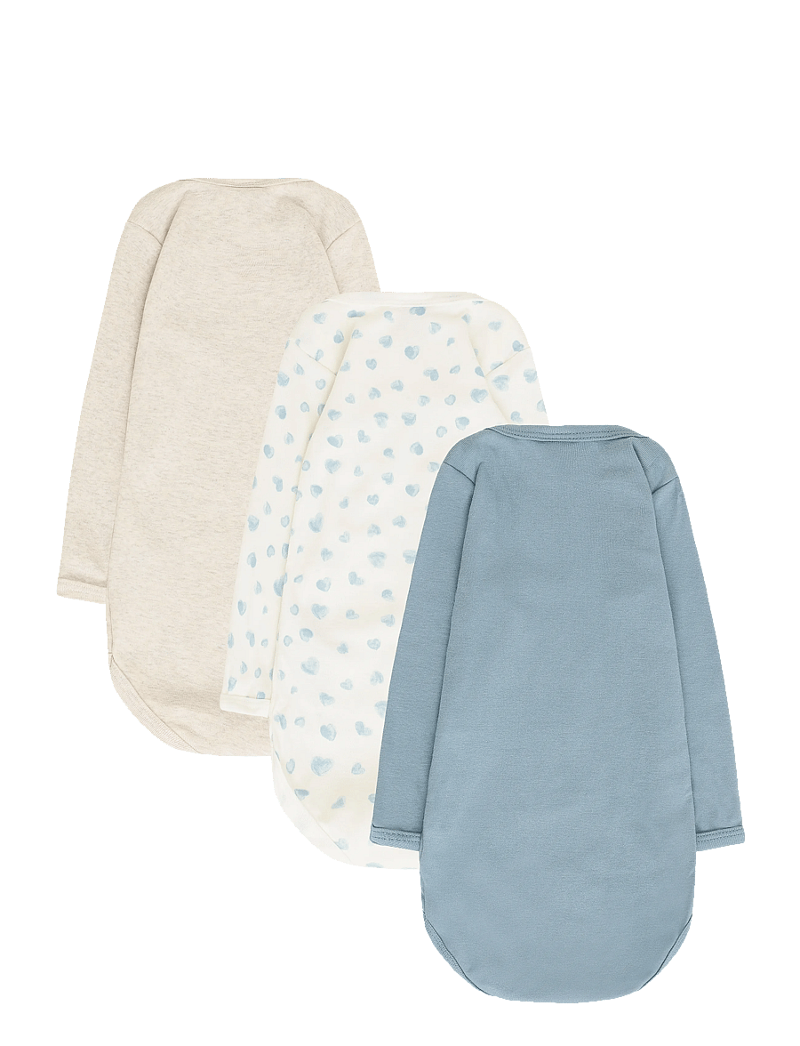 Petit Bateau - SF BODIES US ML - långärmade bodies - variante 1 - 1