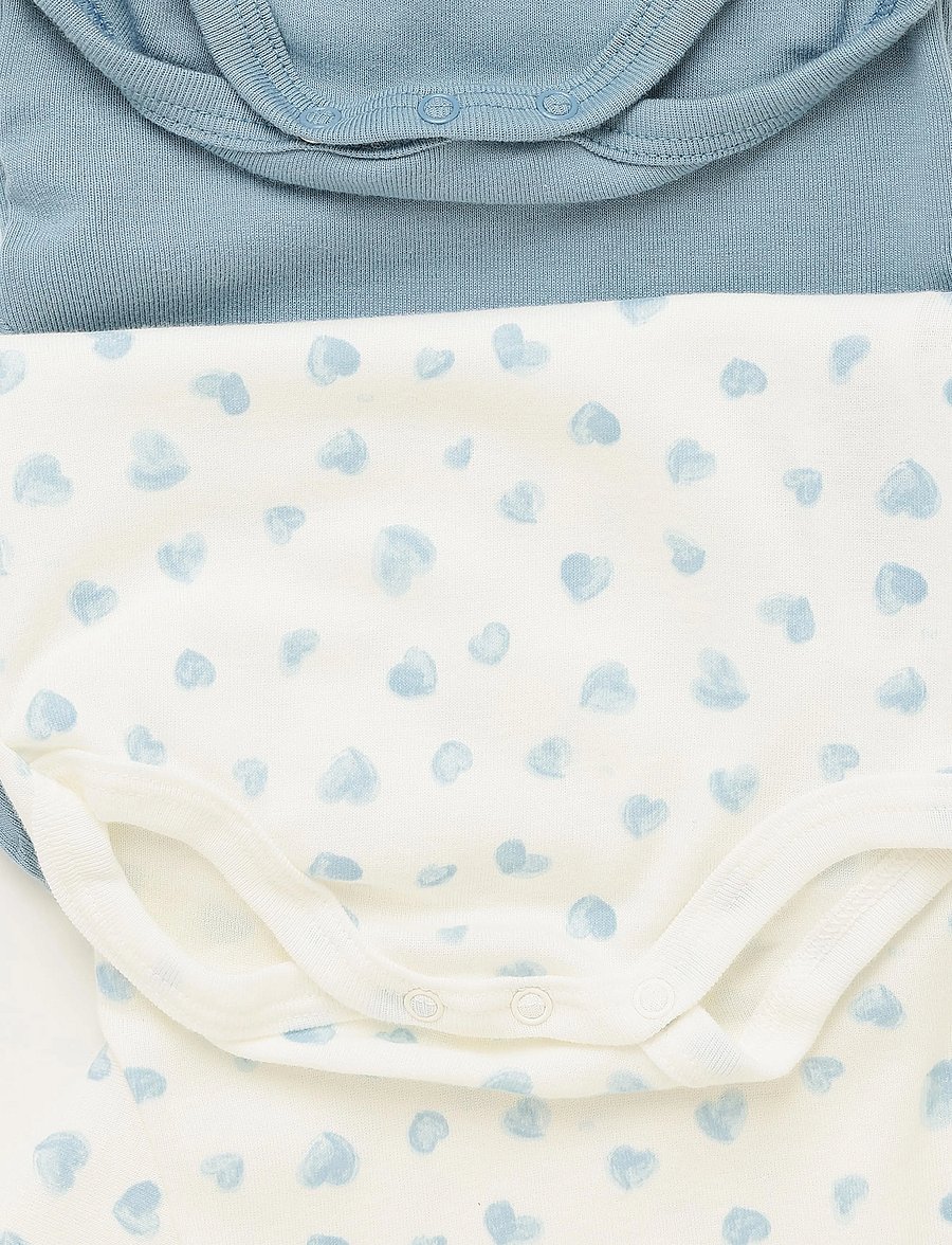 Petit Bateau - SF BODIES US ML - långärmade bodies - variante 1 - 3