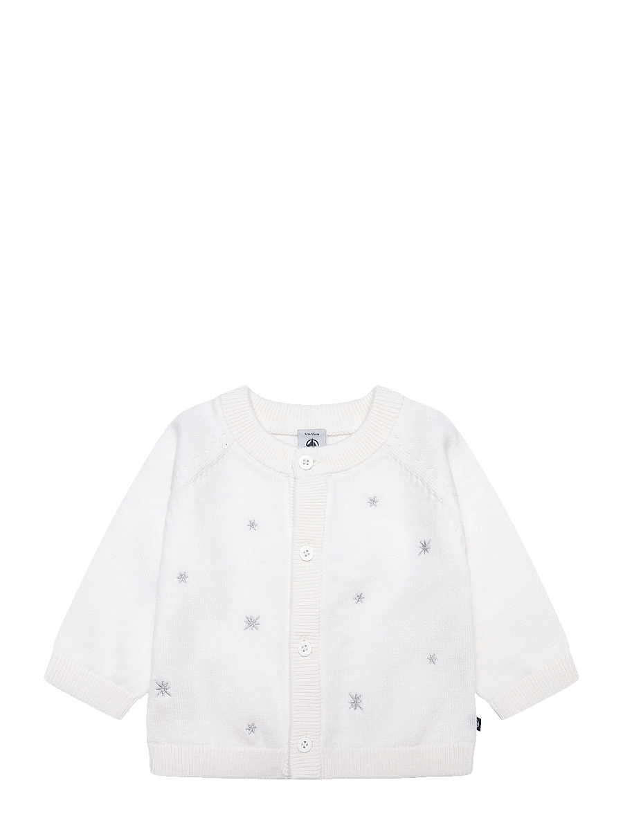 Petit Bateau - CARDIGANS JOUR - koftor - marshmallow/argent - 0