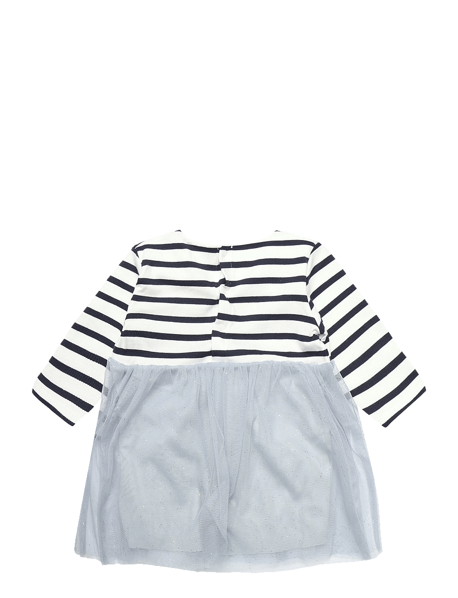 Petit Bateau - ROBES ML - långärmade babyklänningar - co2/multico - 1