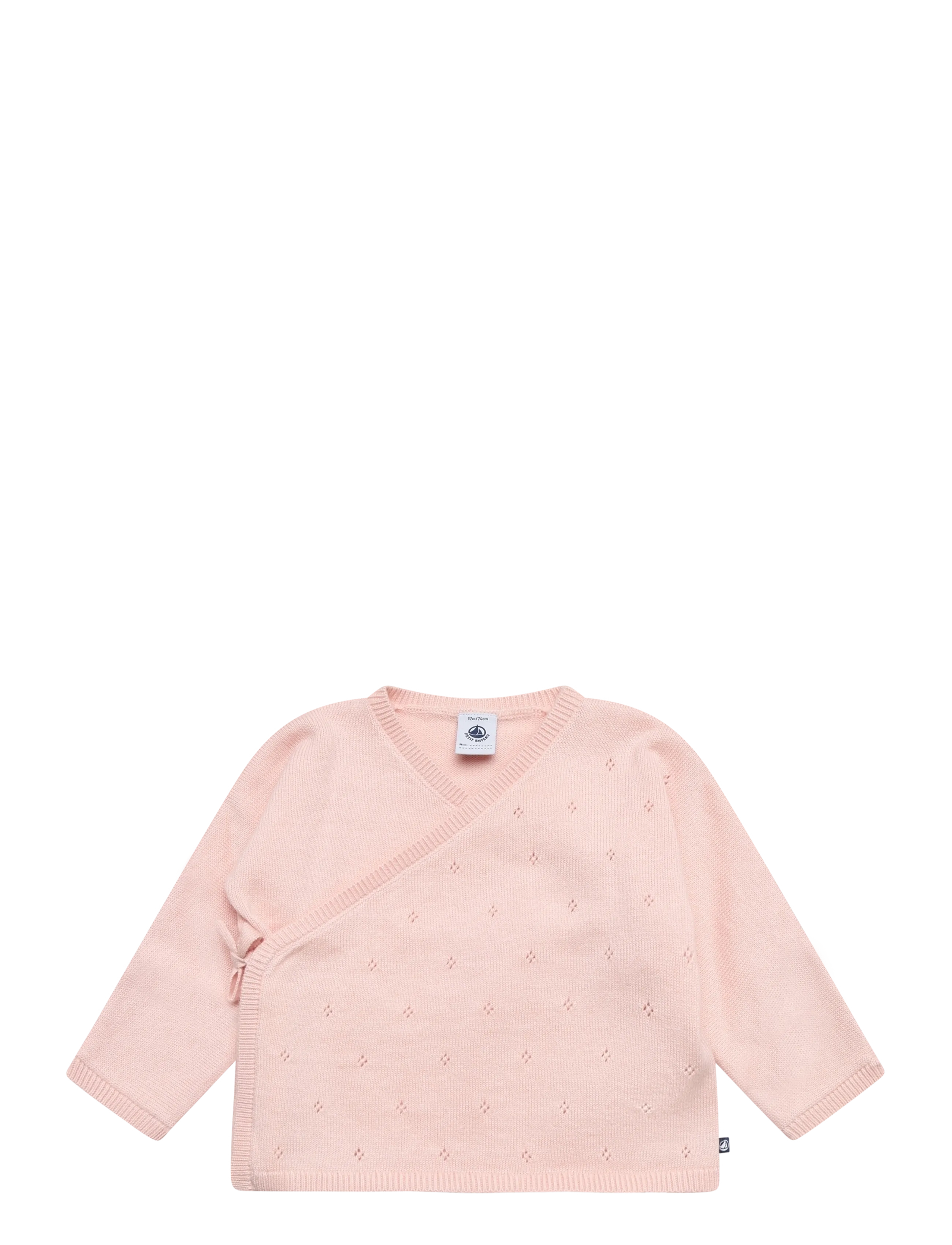 Petit Bateau Cache Coeurs, 67, Knitwear, Rosa - Cardigans, Kinder
