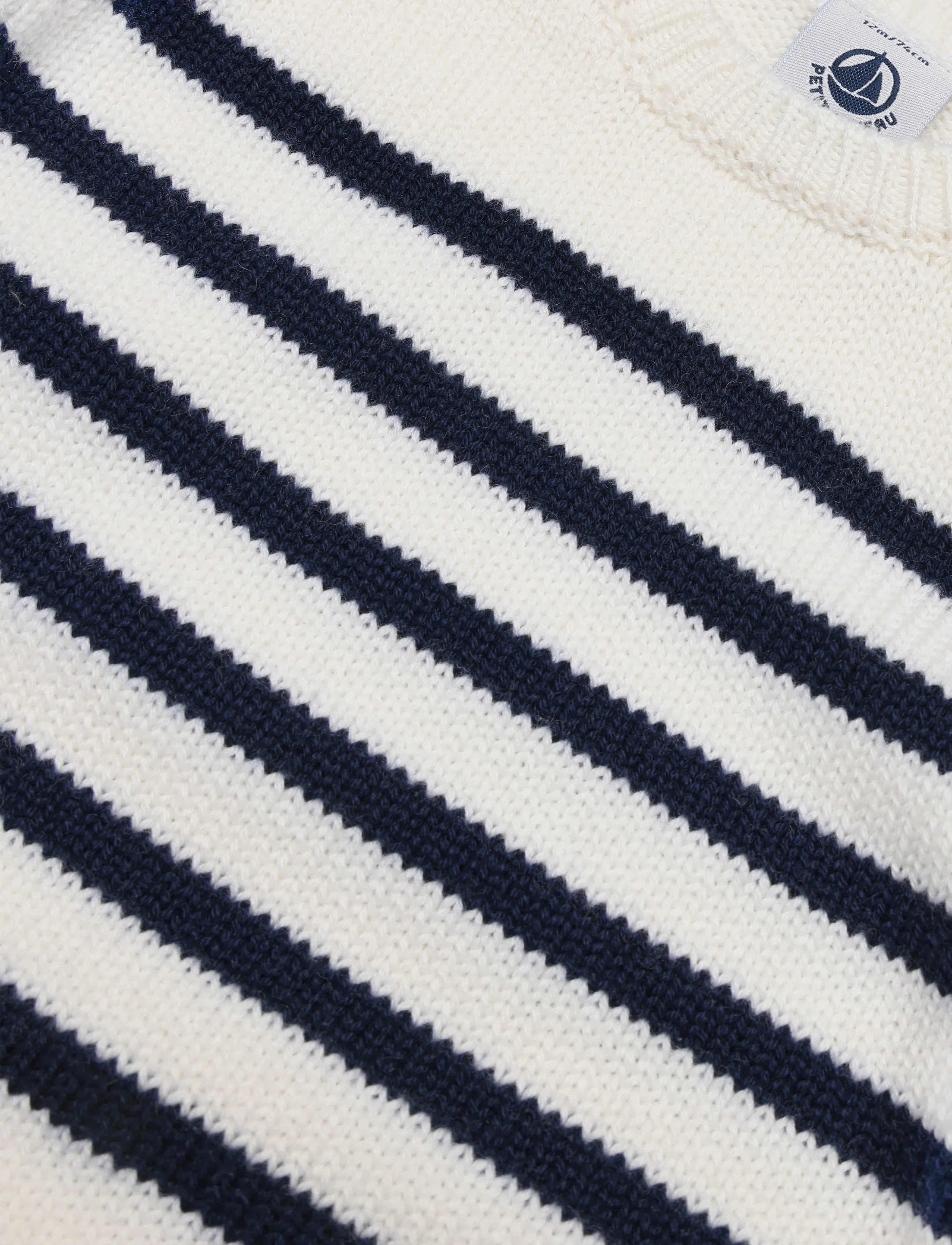 Petit Bateau - ENSEMBLE LONG - trøjer - marshmallow/soir - 2