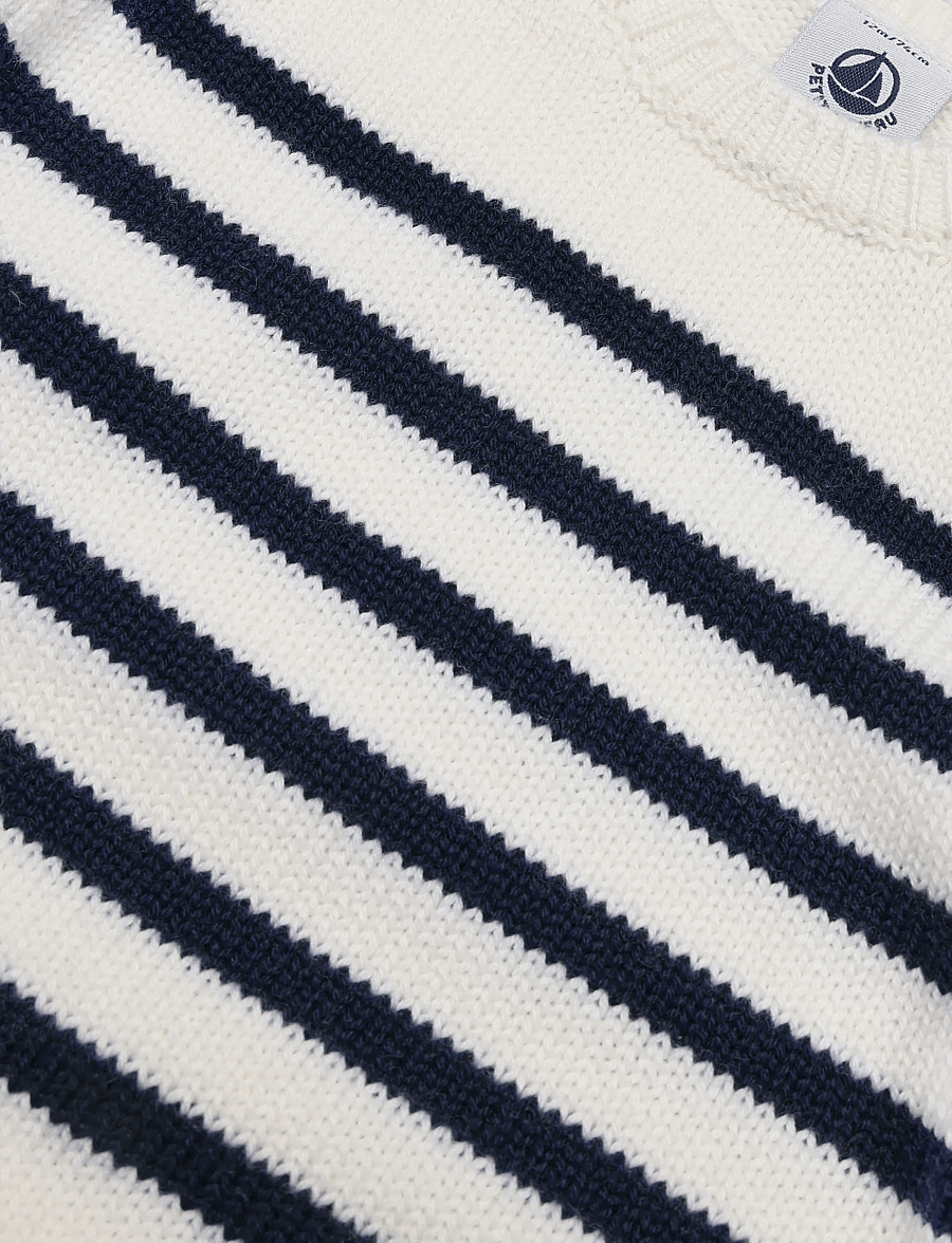 Petit Bateau - ENSEMBLE LONG - trøjer - marshmallow/soir - 2
