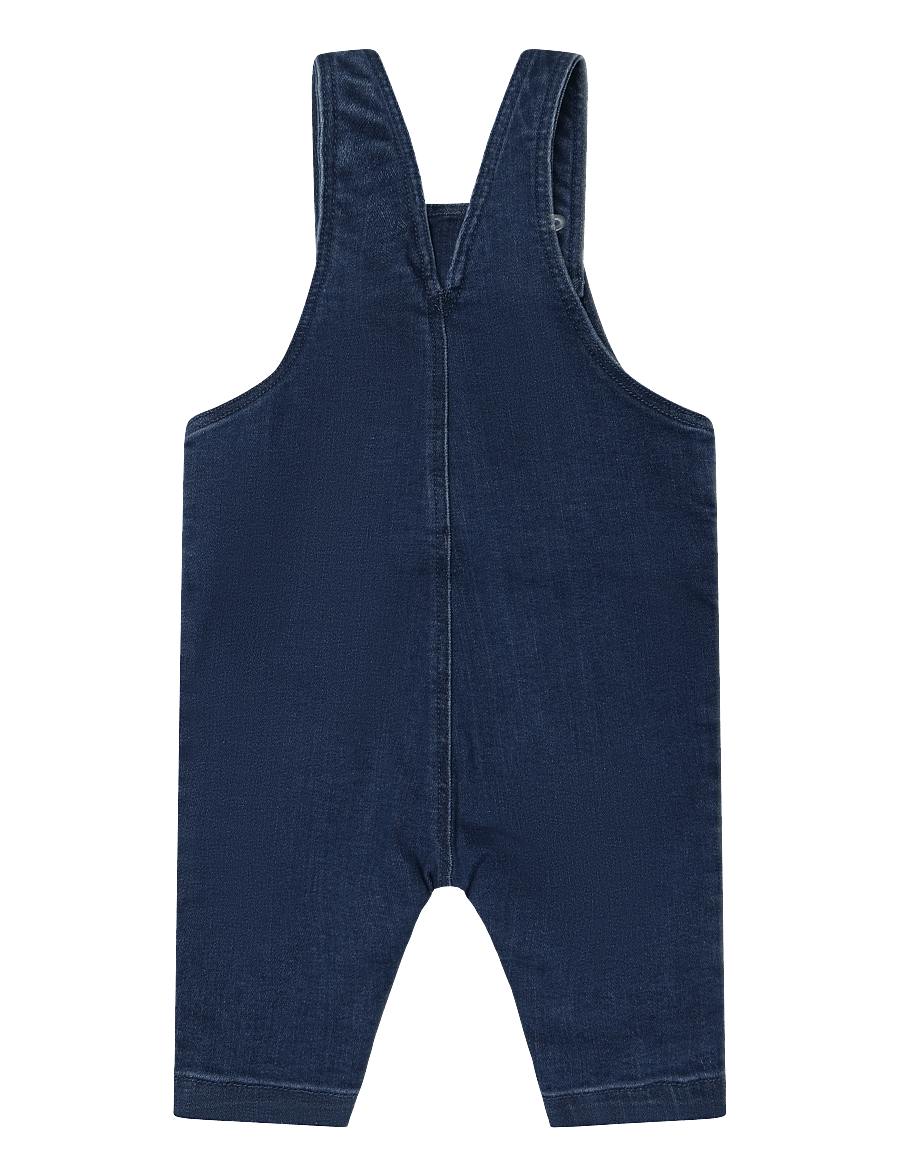 Petit Bateau - SALOPETTE LONGUE - jumpsuits - denim moyen - 1