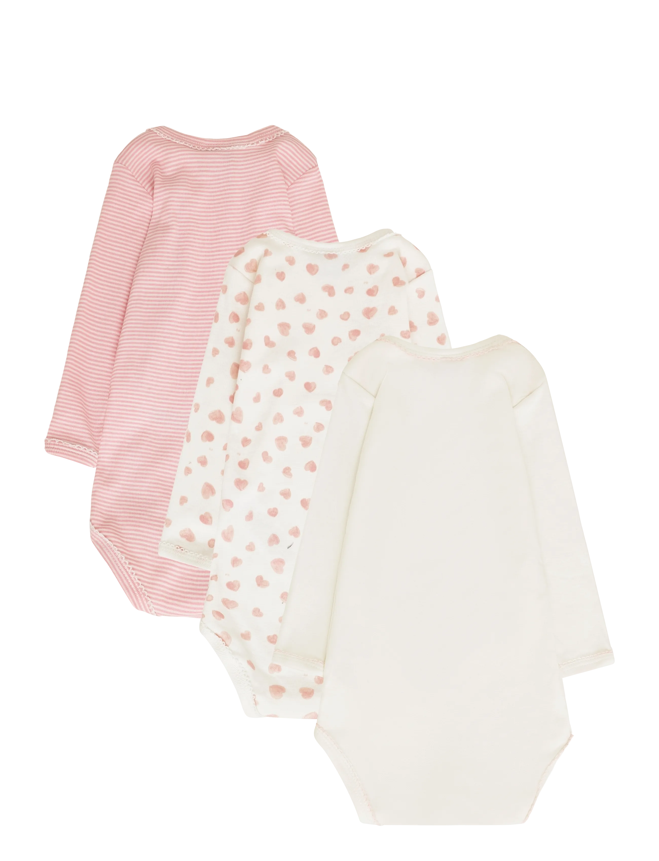 Petit Bateau - SF BODIES US ML - langärmelige bodys - variante 1 - 1