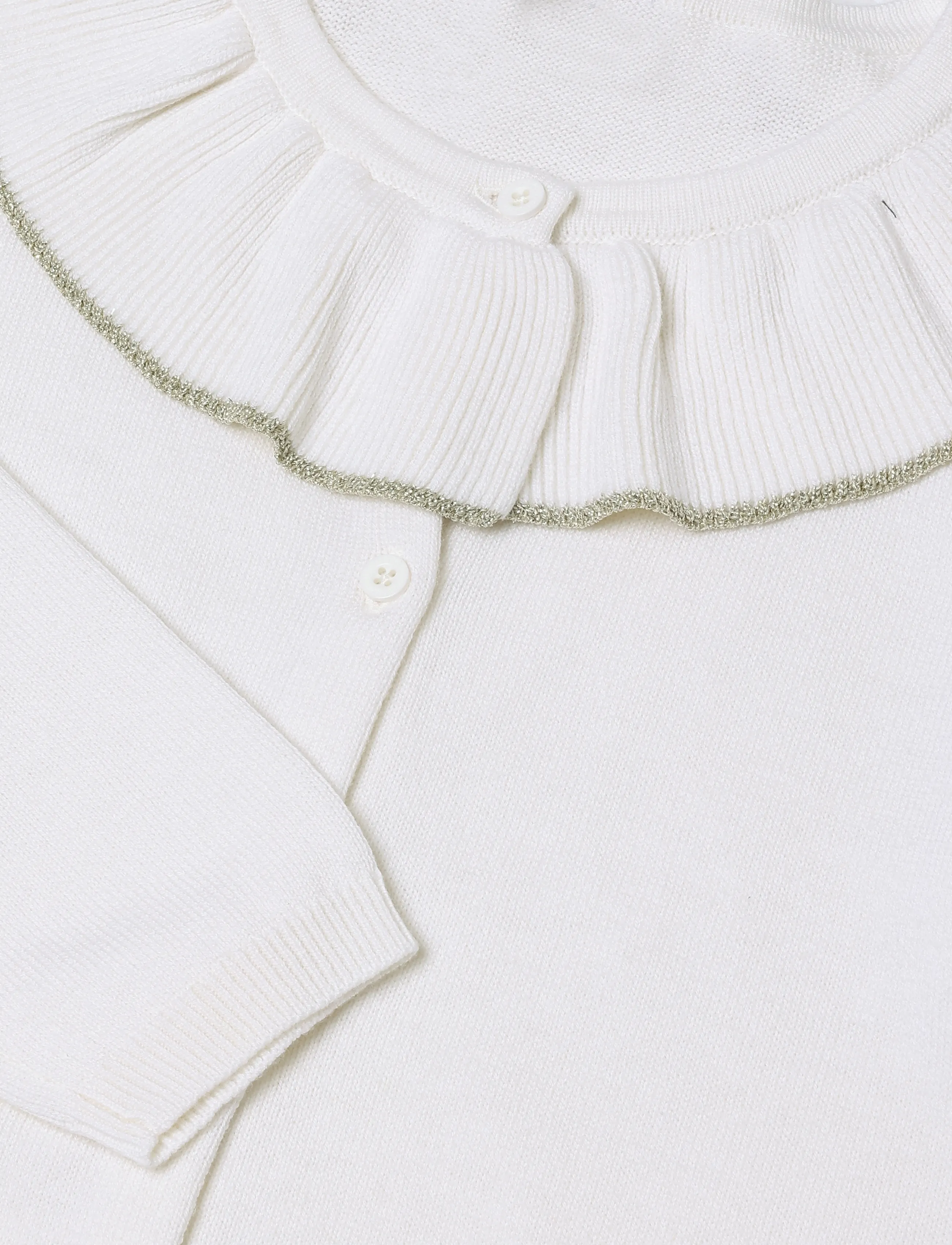 Petit Bateau - CARDIGANS JOUR - léttir jakkar - marshmallow/argent - 2