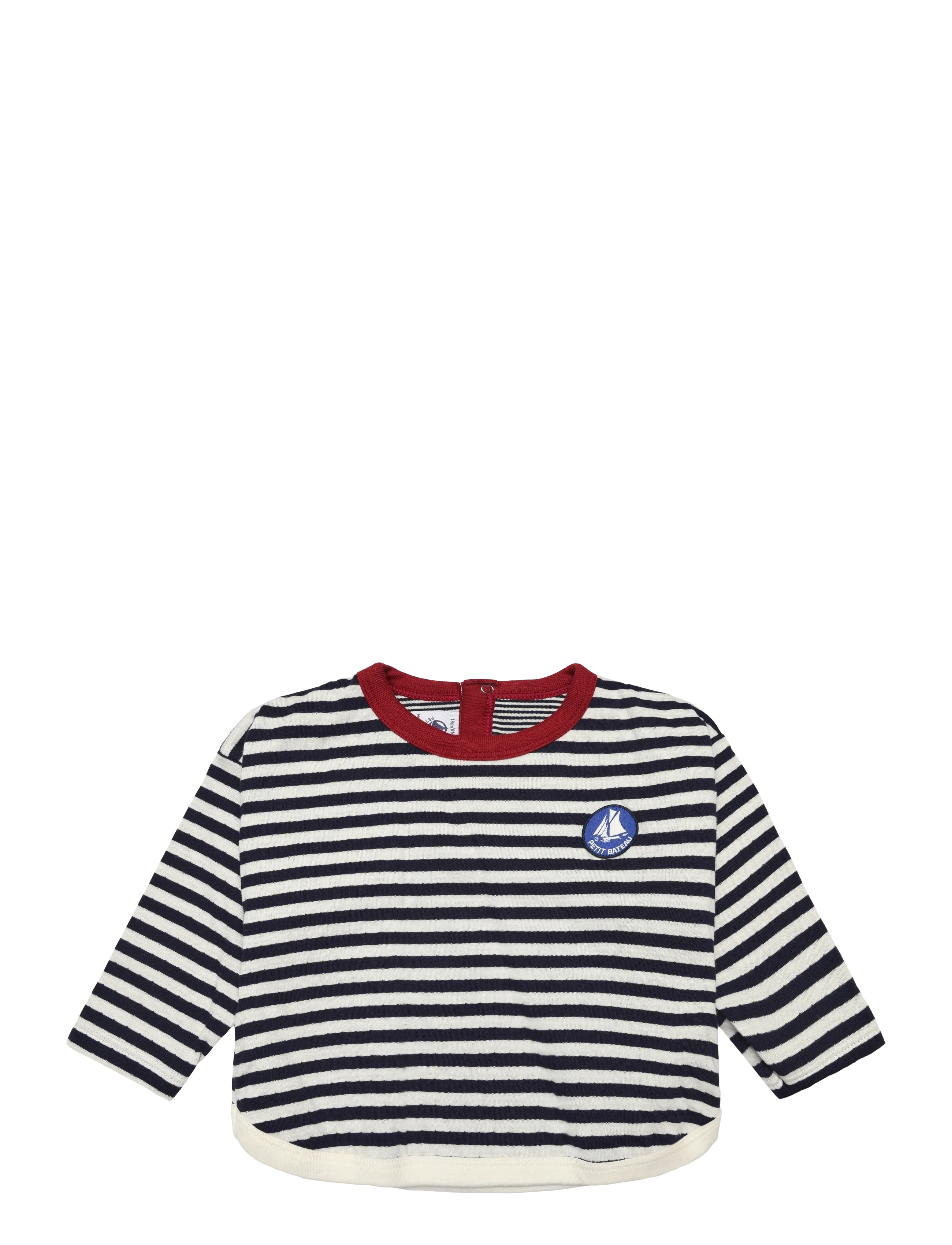 Petit Bateau Tee Shirts Ml Jour, 60, T-shirts, Weiß - Long-sleeved Kinder