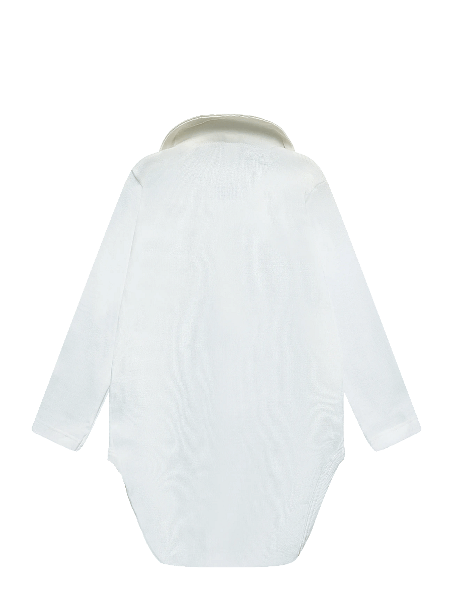 Petit Bateau - SF BODIES ACOL ML - langärmelige bodys - marshmallow/adriatic - 1