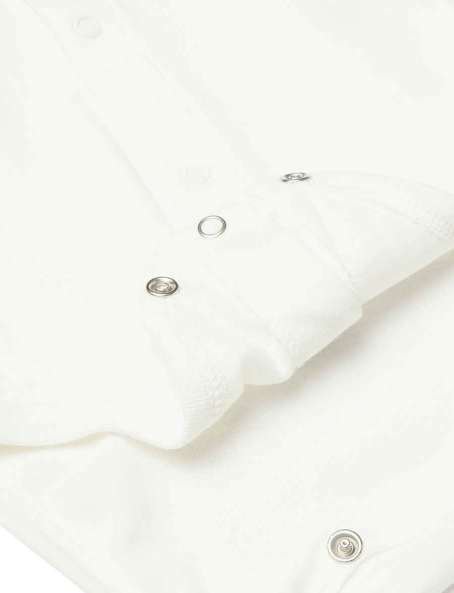 Petit Bateau - SF BODIES ACOL ML - langärmelige bodys - marshmallow/charme - 2