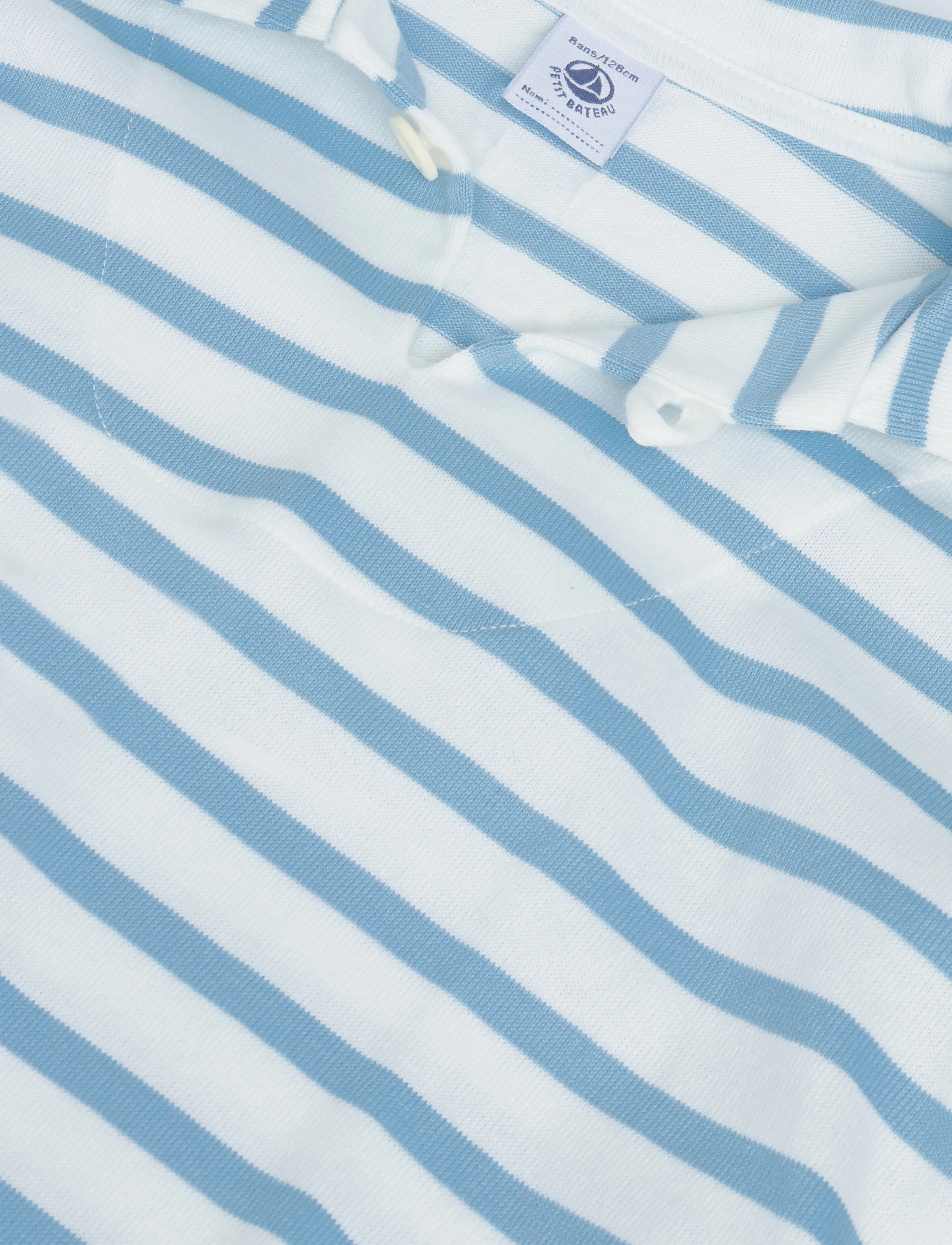 Petit Bateau - SF MARINIERES - poloshirts - marshmallow/flo - 2