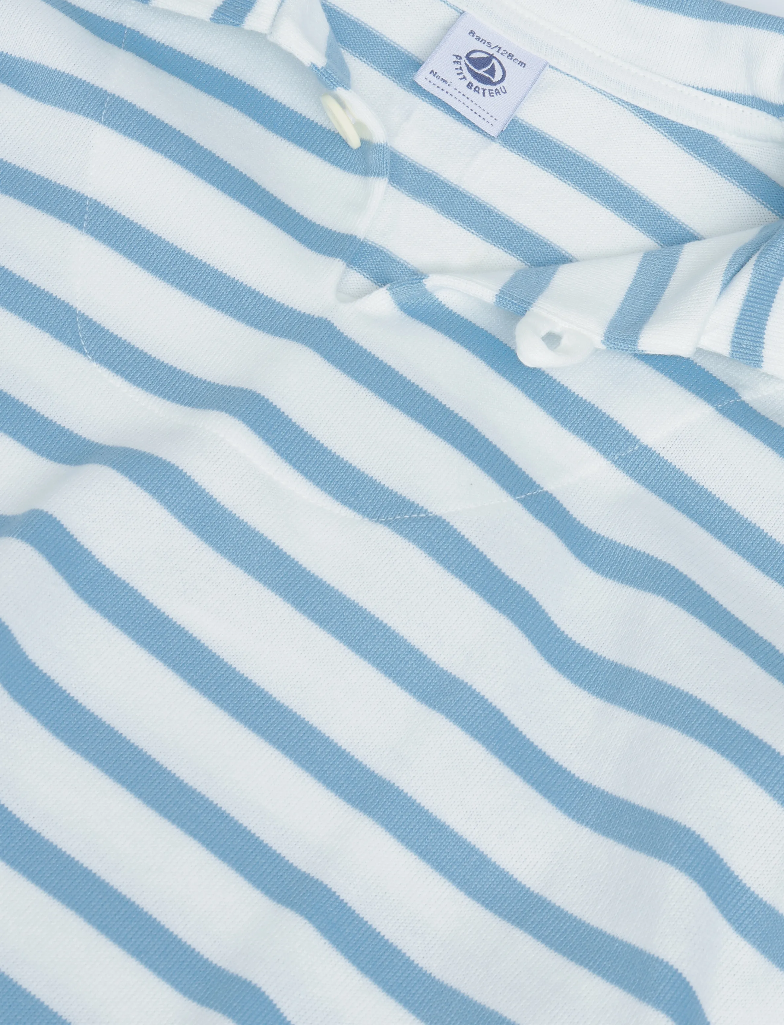 Petit Bateau - SF MARINIERES - pikkade varrukatega polod - marshmallow/flo - 2