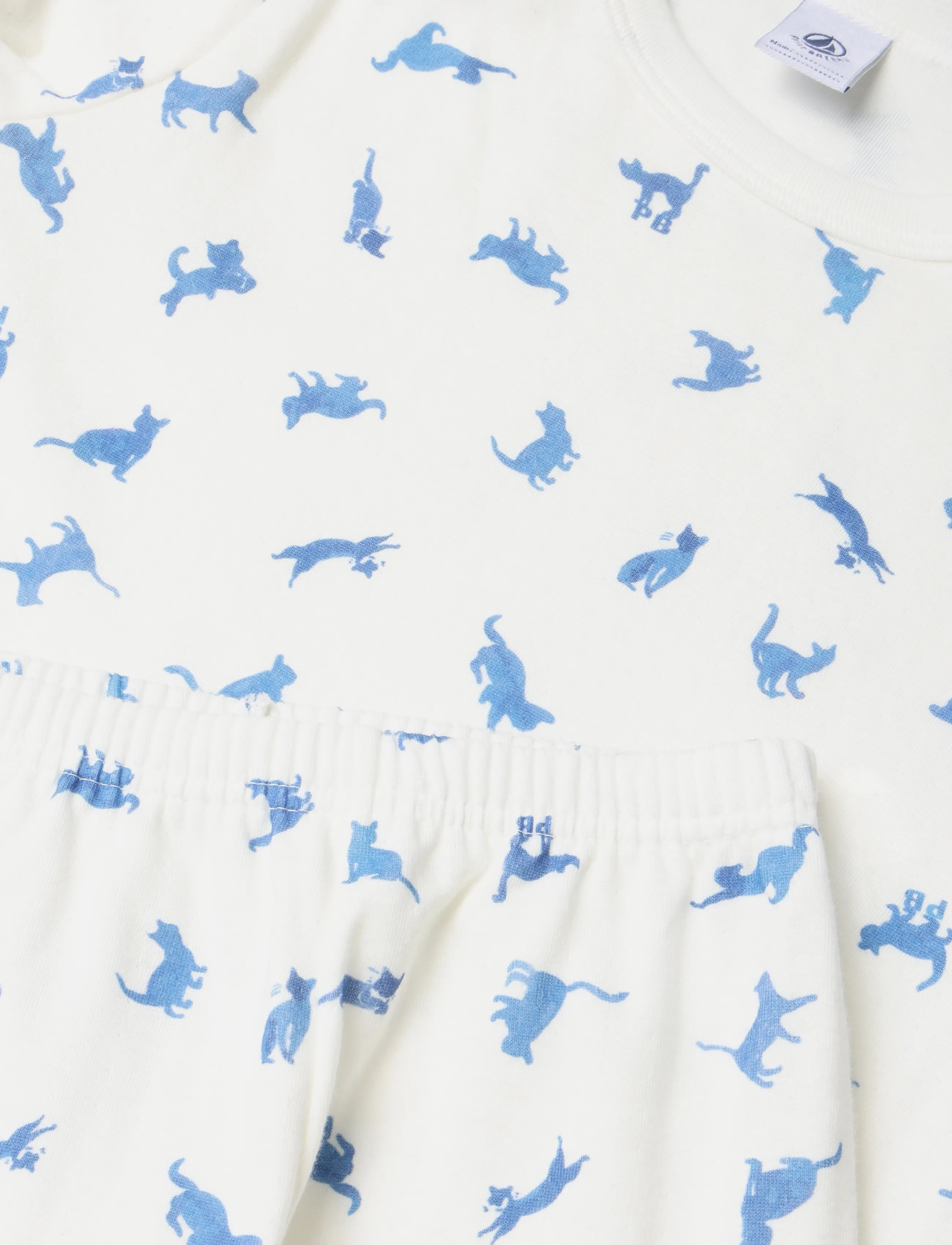 Petit Bateau - SF PYJALONG - pyjamasset - marshmallow/multico - 2