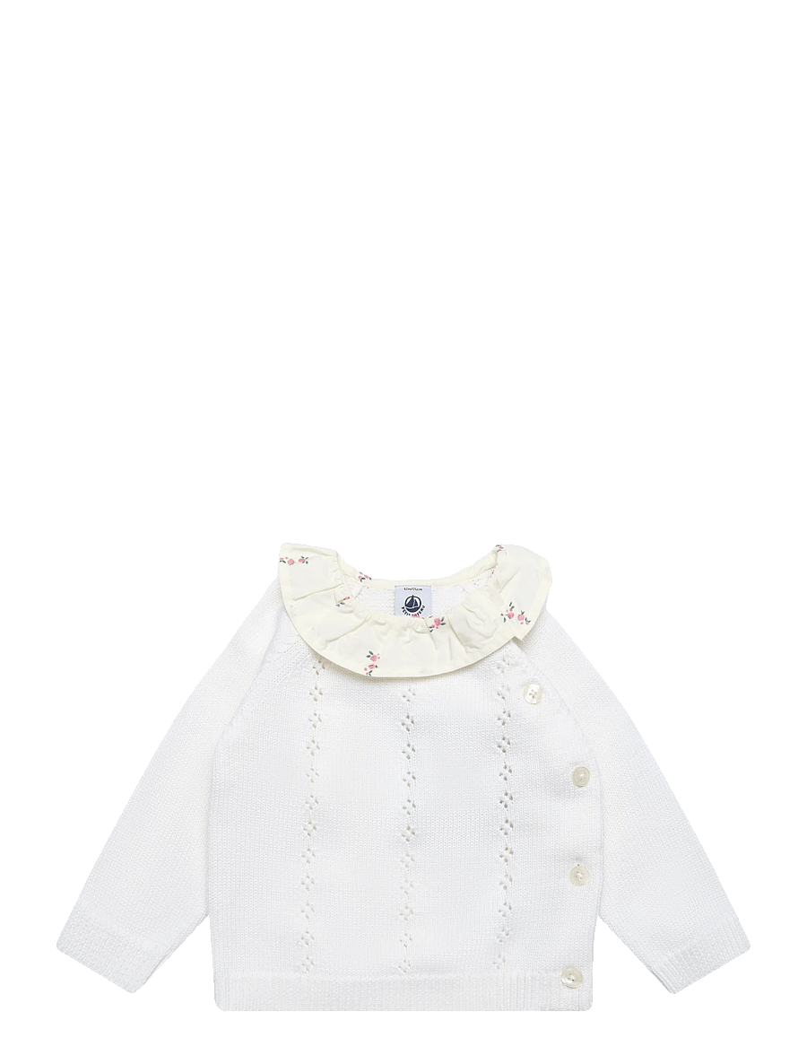 Petit Bateau - ENSEMBLE LONG - cardigans - marshmallow - 0