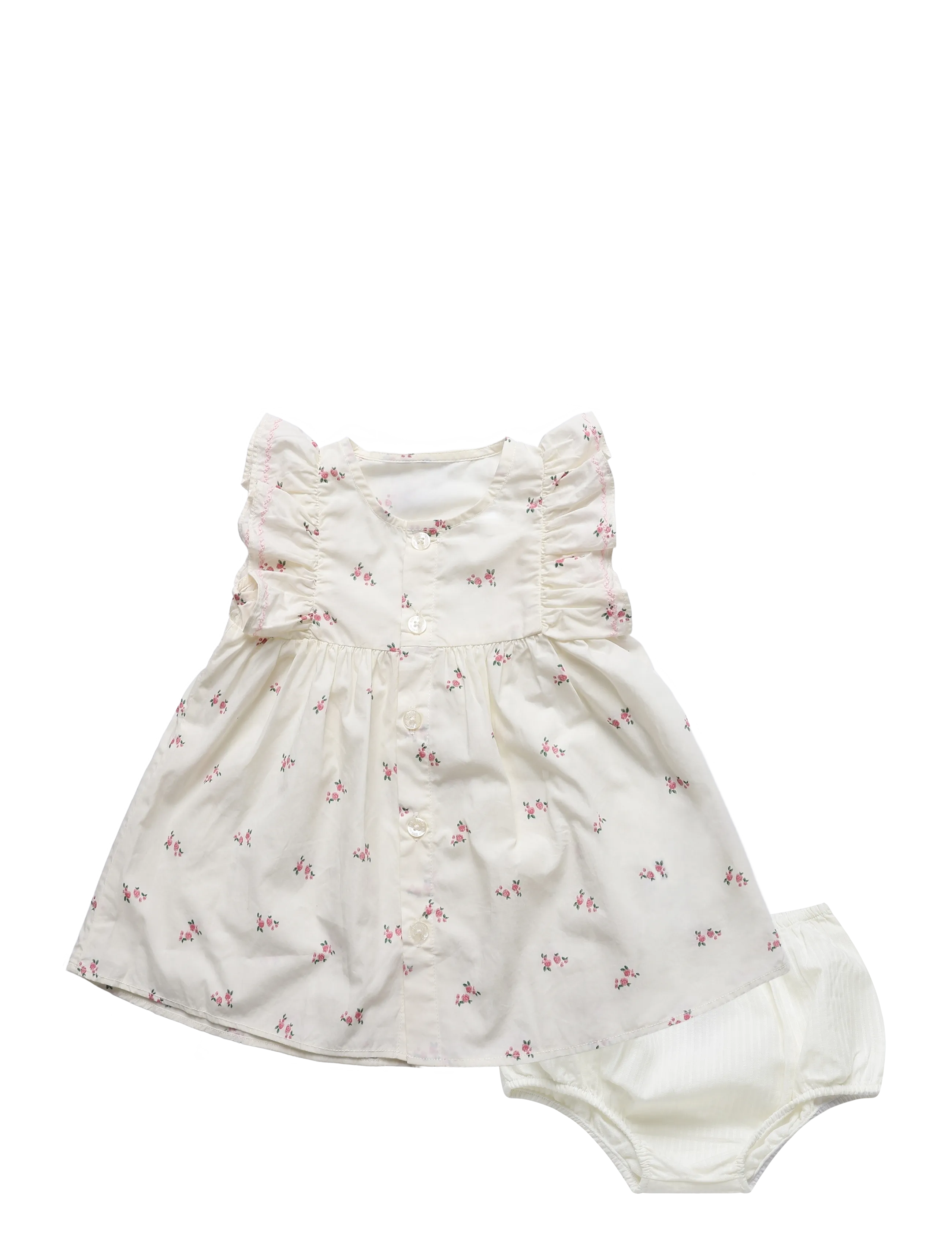 Petit Bateau ROBES SM - Shop efter alder - MILK/MULTICO / cream