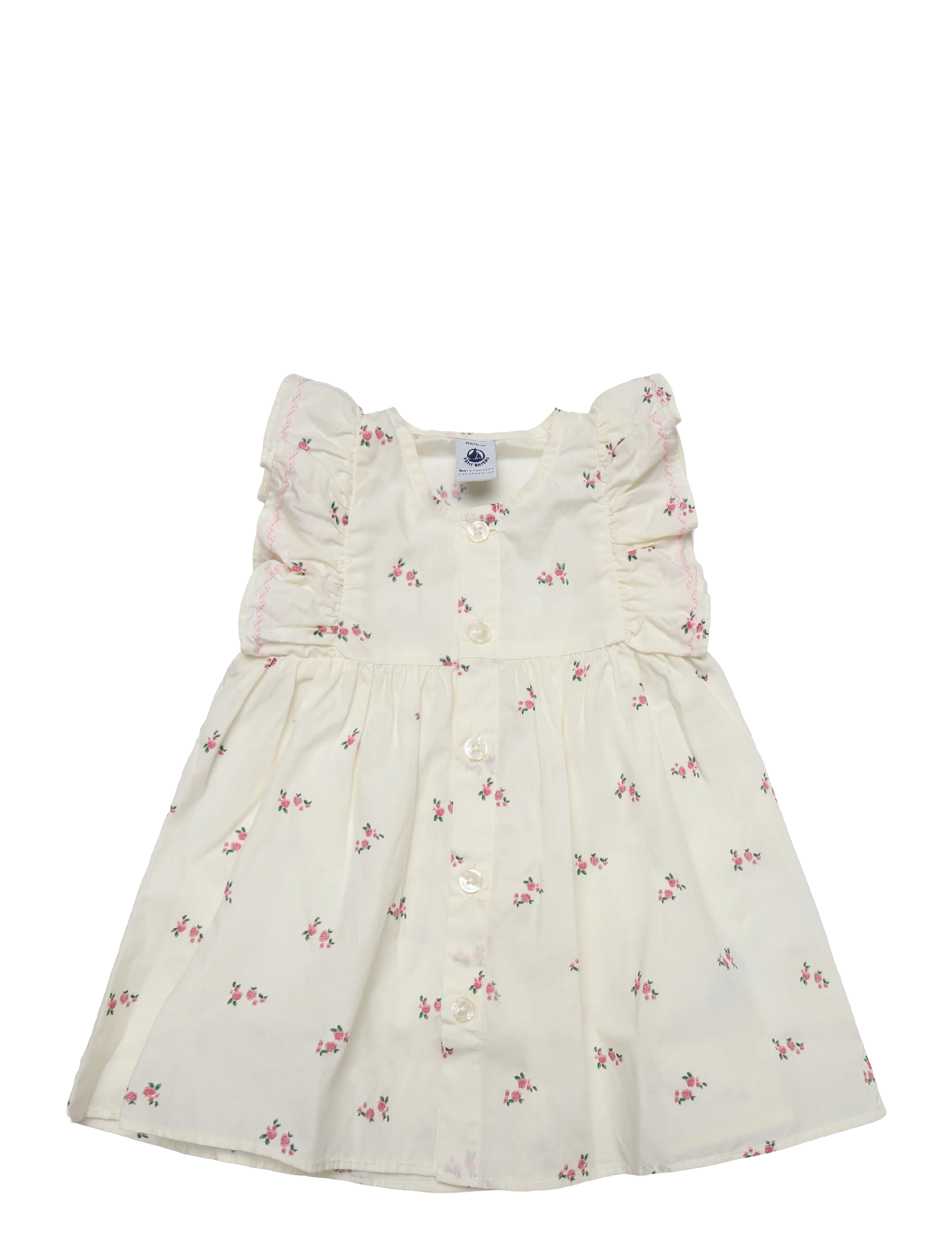 Petit Bateau ROBES SM - Inspiration - MILK/MULTICO / cream