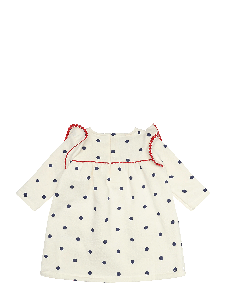 Petit Bateau - ROBES ML - langärmelige babykleider - milk/soir - 1