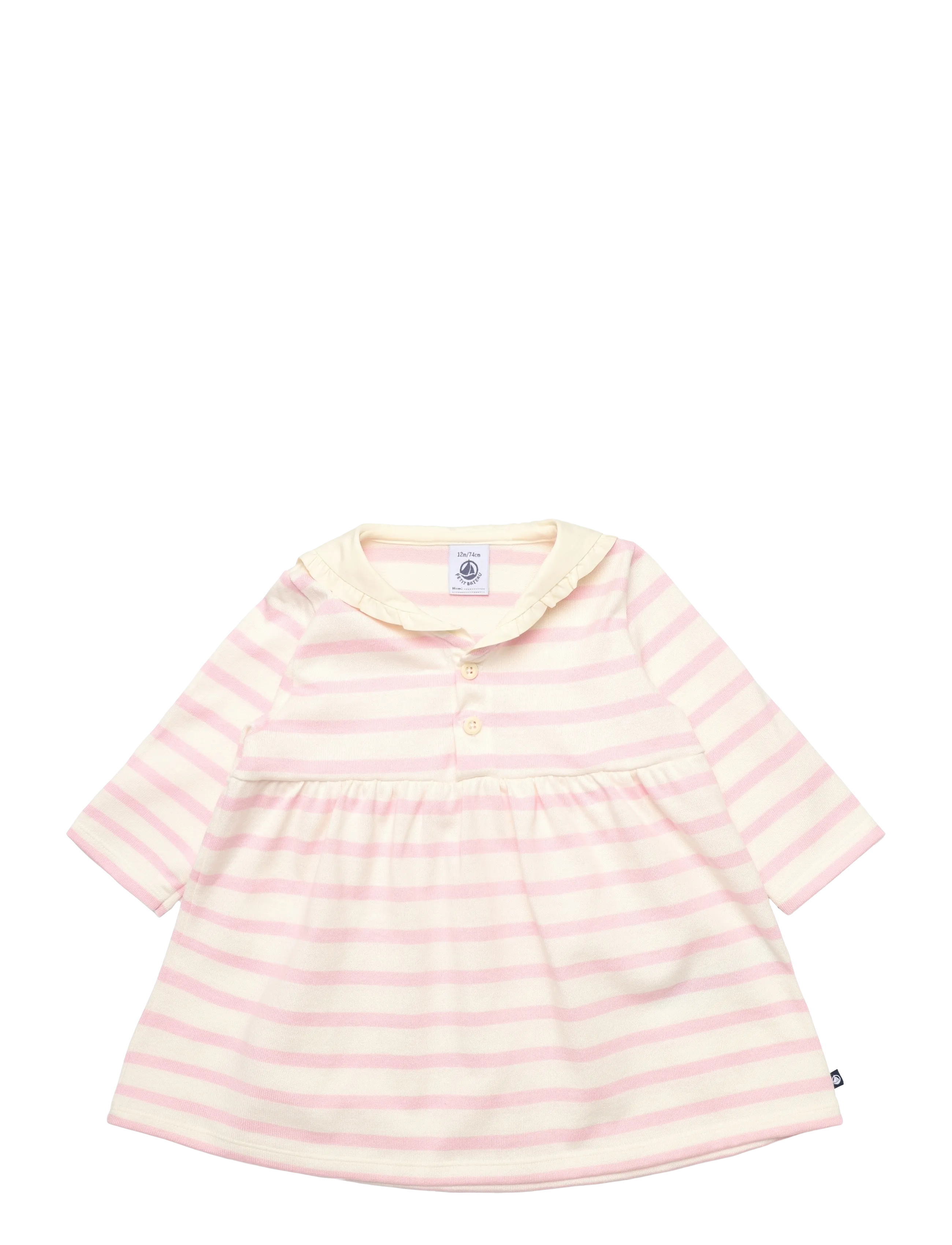 Petit Bateau Robes Ml, 67, Casual Dresses, Rosa - Short-sleeved Kinder