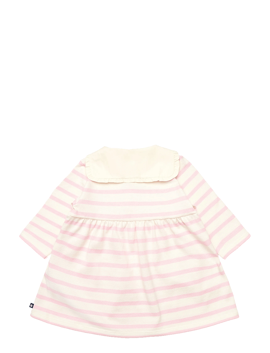 Petit Bateau - ROBES ML - kurzärmelige babykleider - milk/marquise - 1