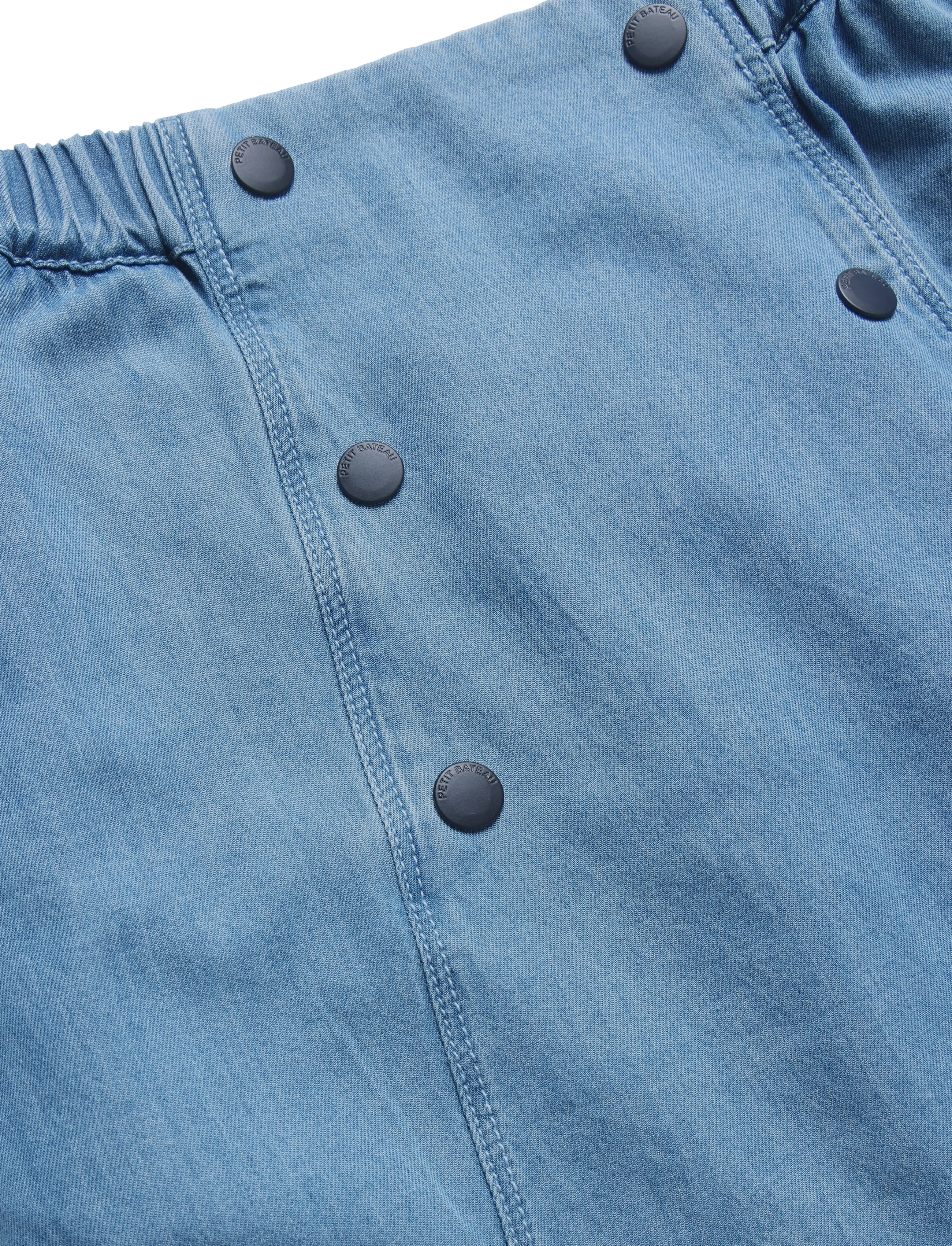 Petit Bateau - JUPES - denim clair - 2