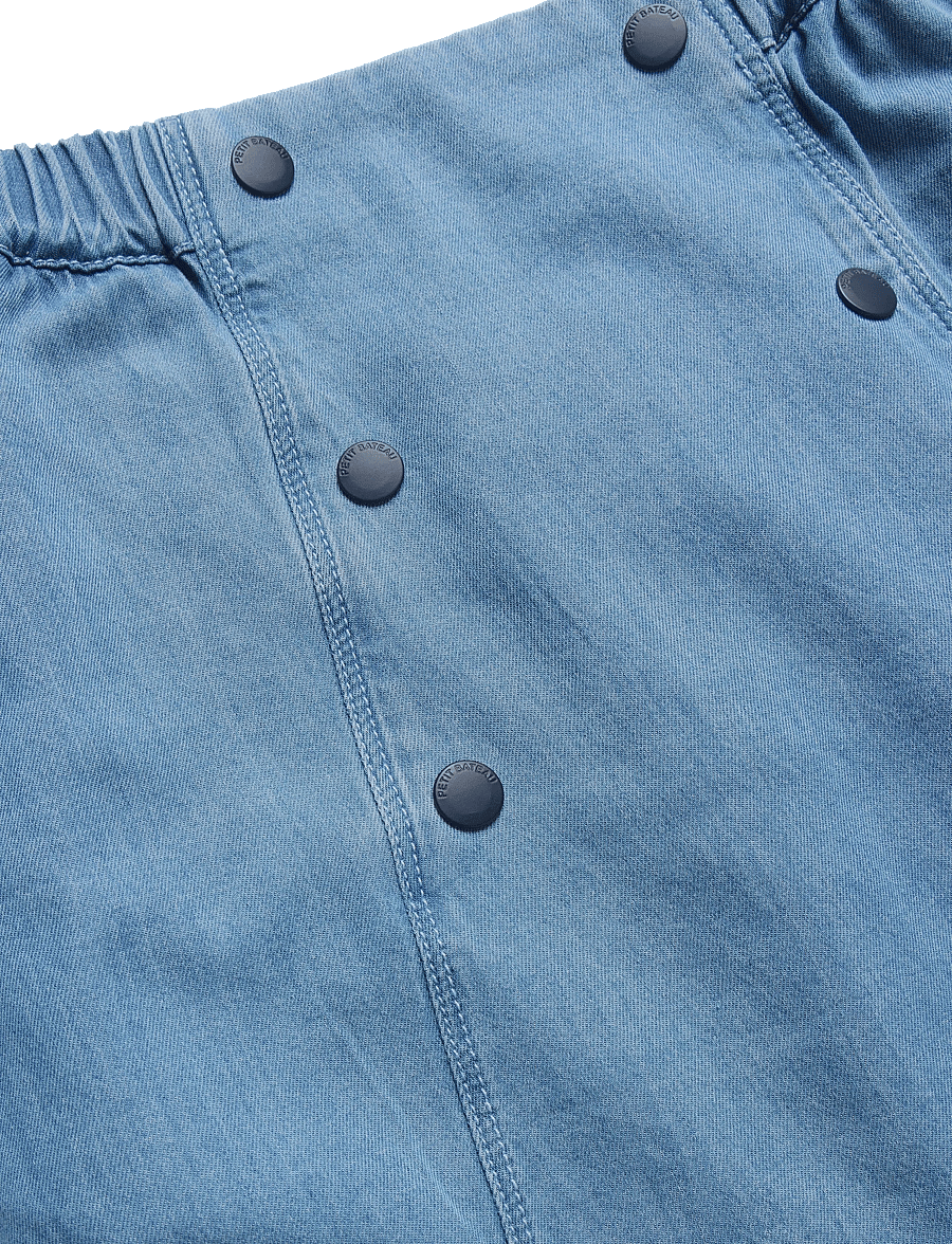 Petit Bateau - JUPES - denim skirts - denim clair - 2