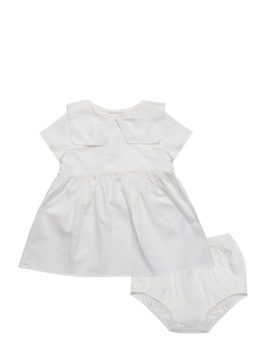 Petit Bateau - ROBES MC - set med kortärmad t-shirt - marshmallow - 0