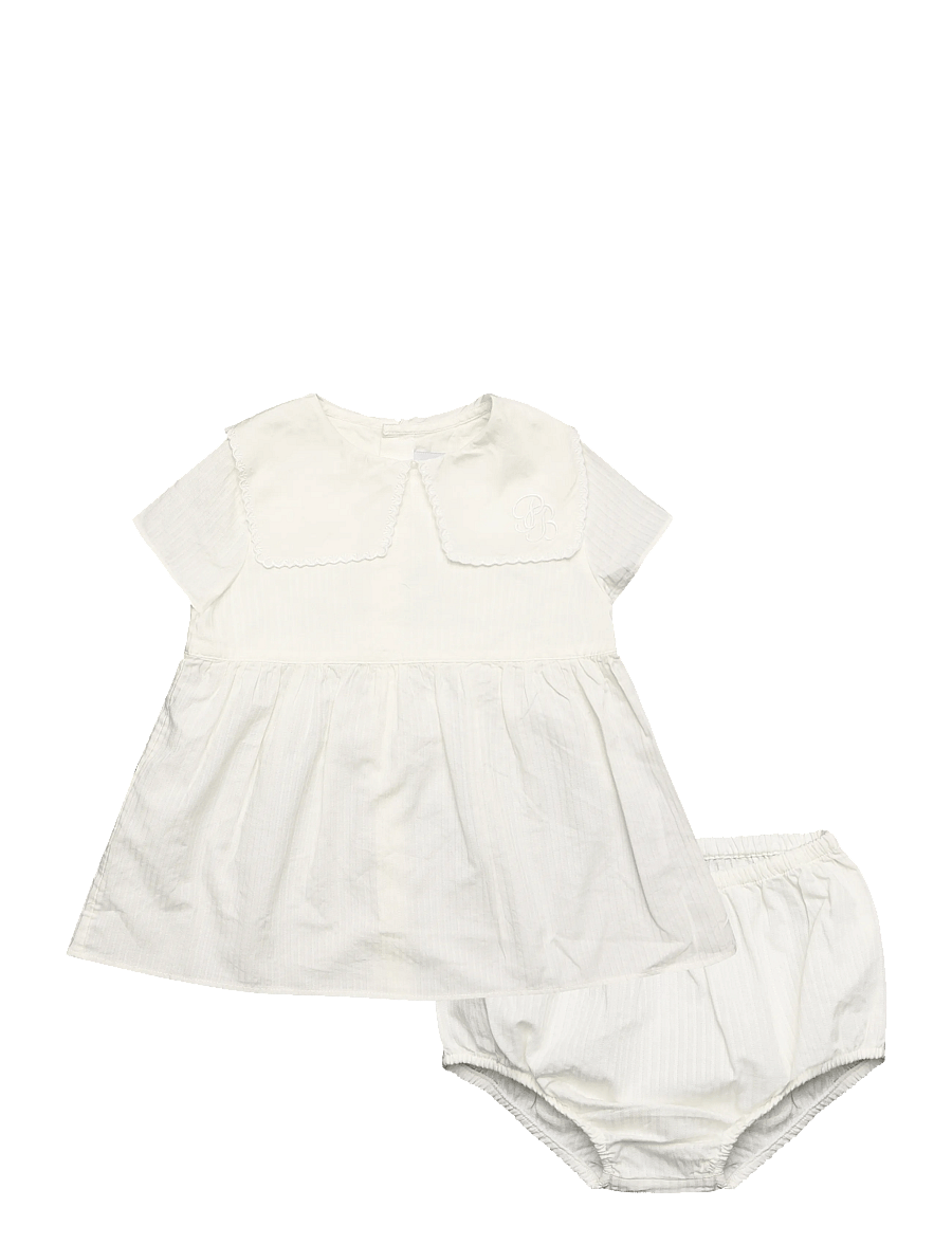 Petit Bateau - ROBES MC - sets with short-sleeved t-shirt - marshmallow - 0