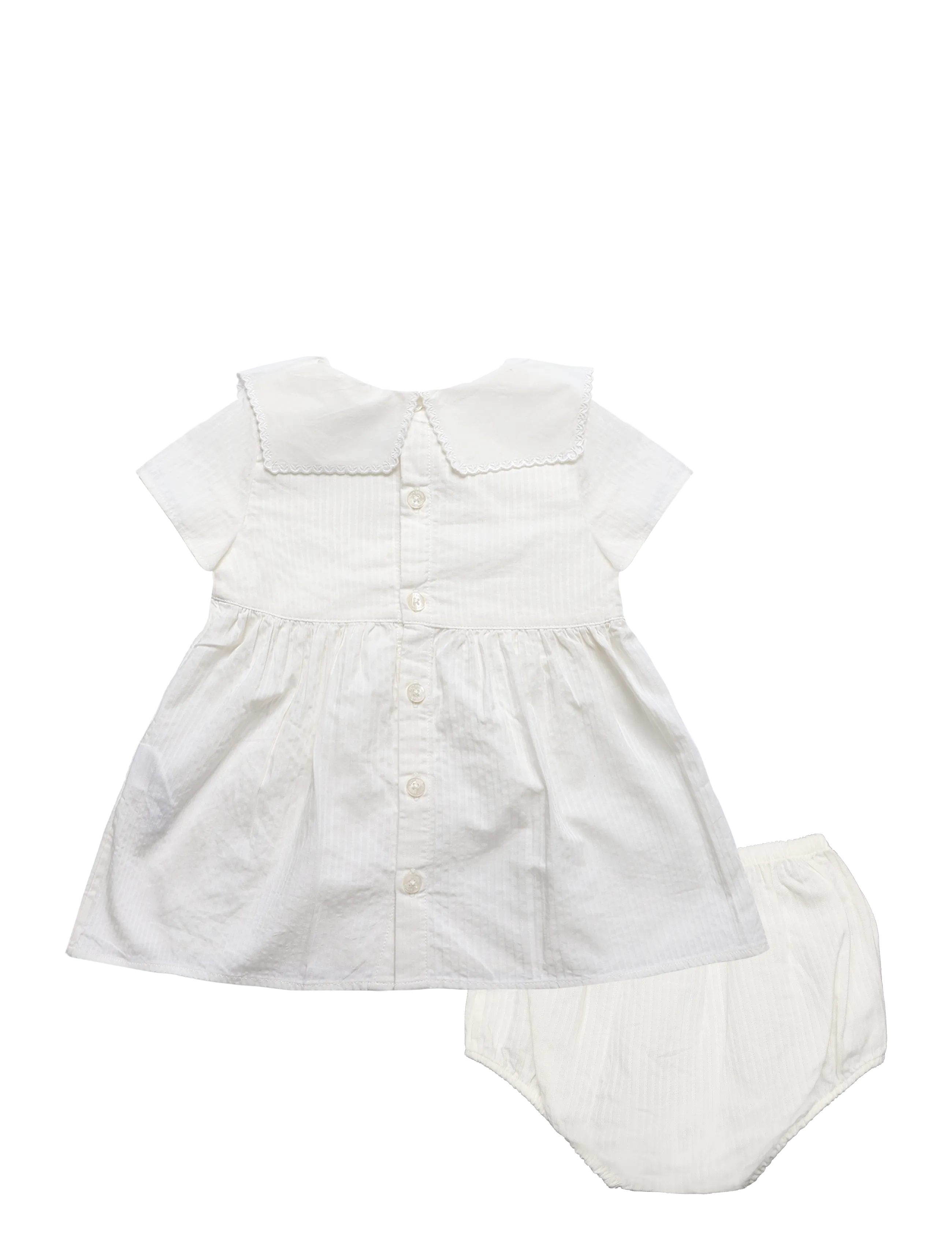 Petit Bateau - ROBES MC - sæt med kortærmet t-shirt - marshmallow - 1