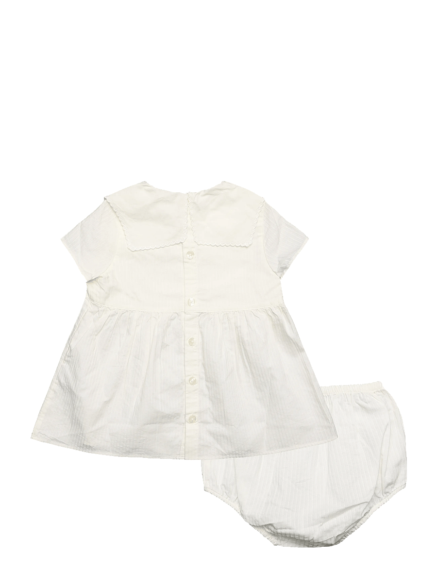 Petit Bateau - ROBES MC - sets with short-sleeved t-shirt - marshmallow - 1
