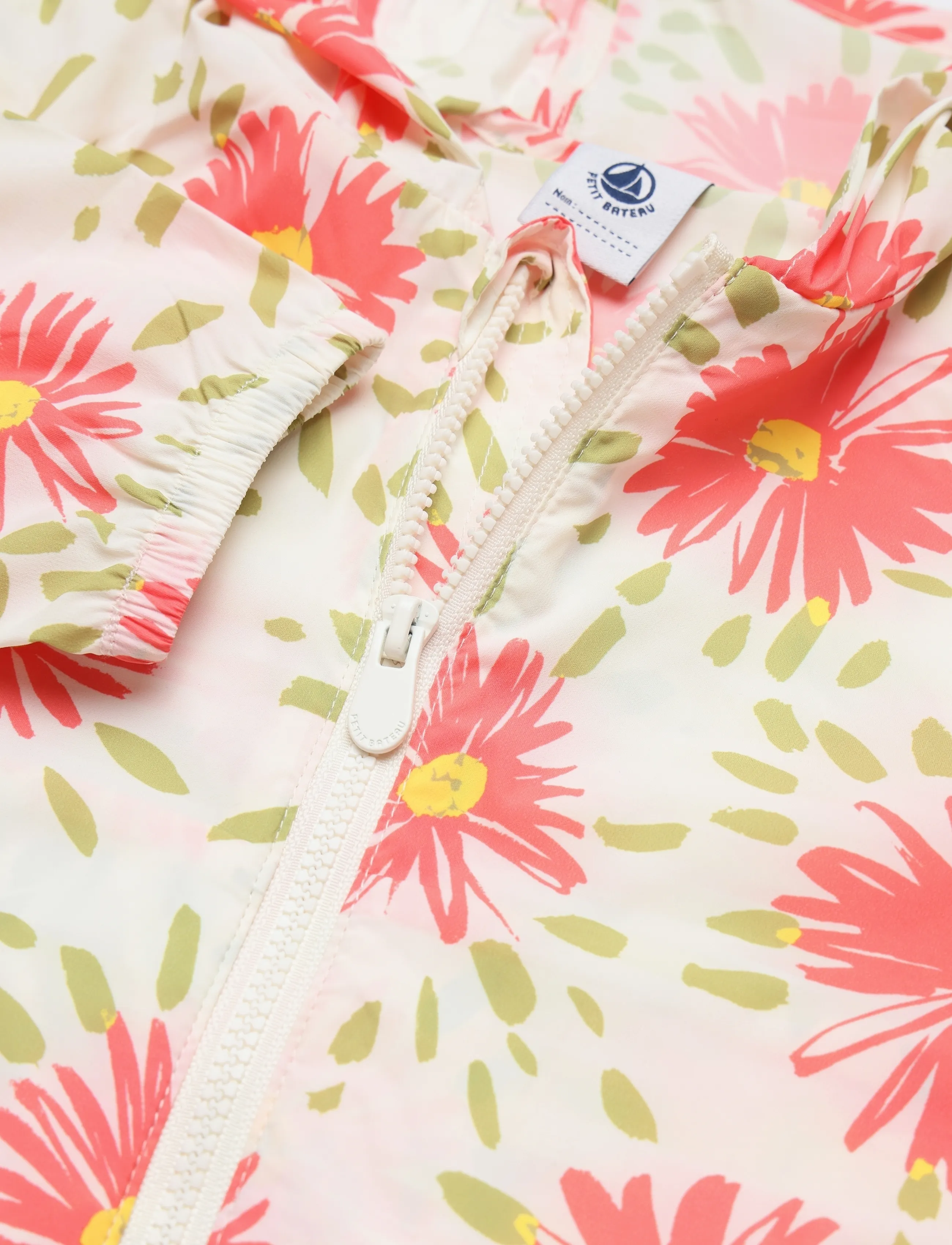 Petit Bateau - CIRES  COUPE VENT - overtøj - marshmallow/multico - 2