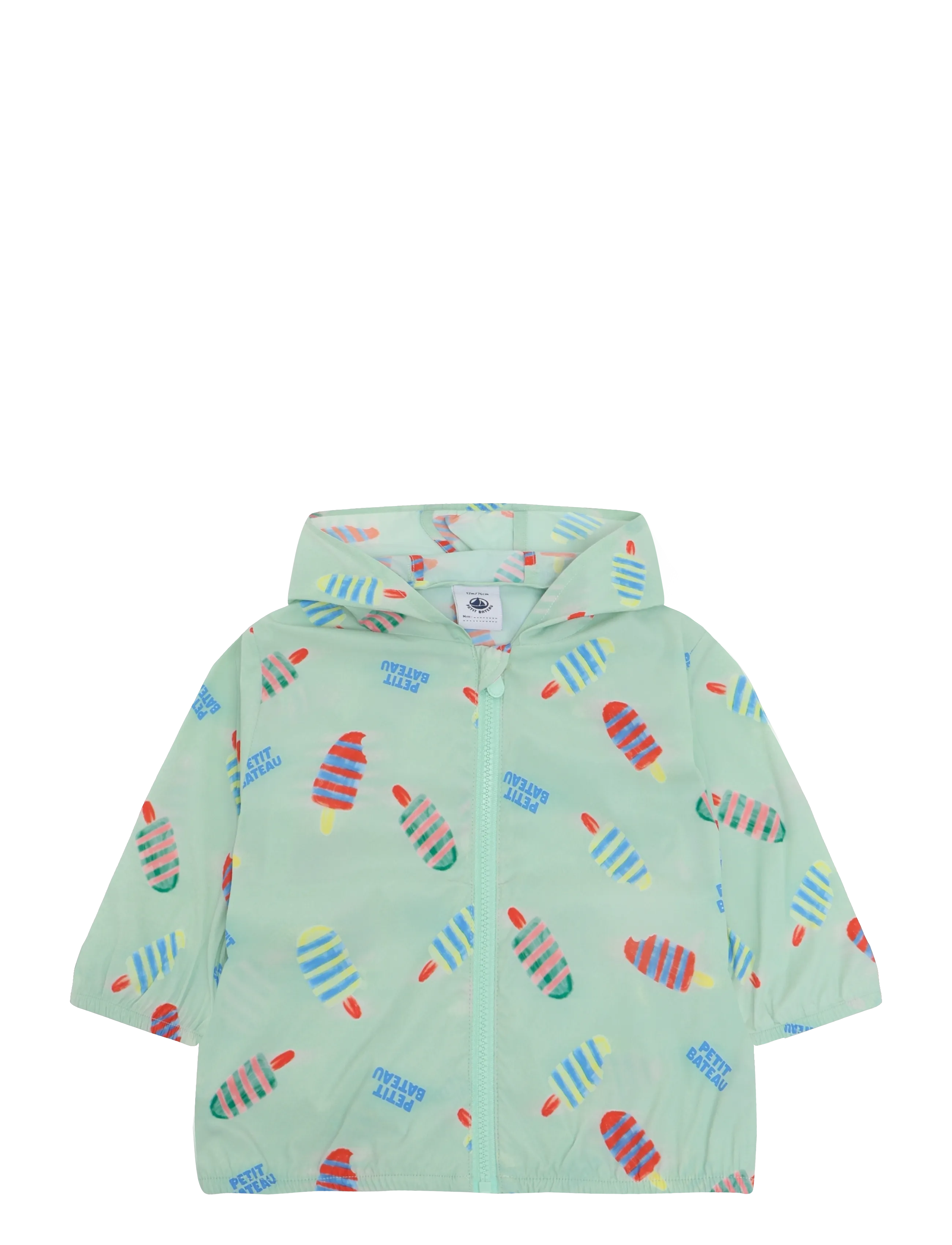 Petit Bateau CIRES  COUPE VENT - Jakker - SPRAY/MULTICO / green