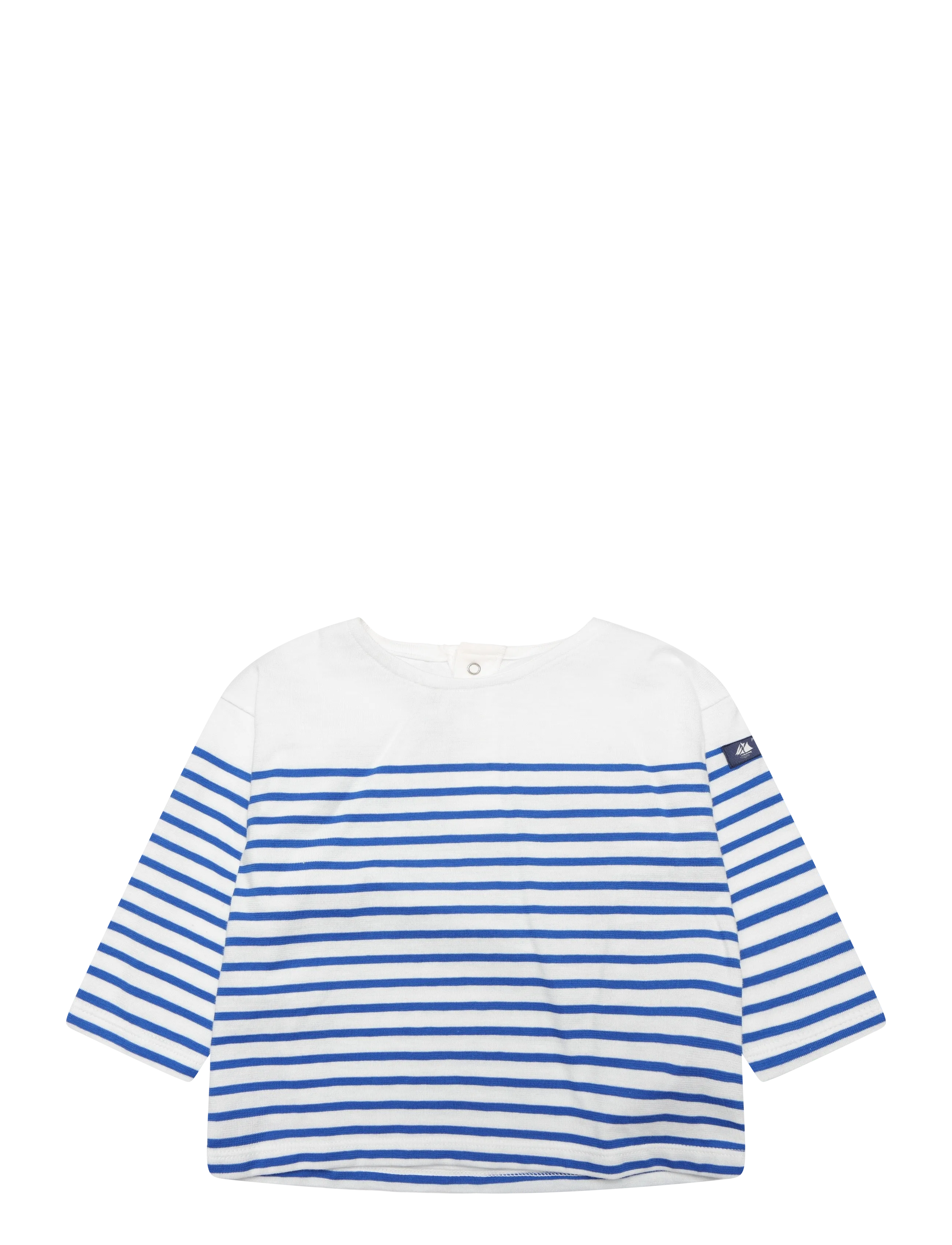 Petit Bateau TEE SHIRTS ML JOUR - Kleidung - MARSHMALLOW/PERSE / blue