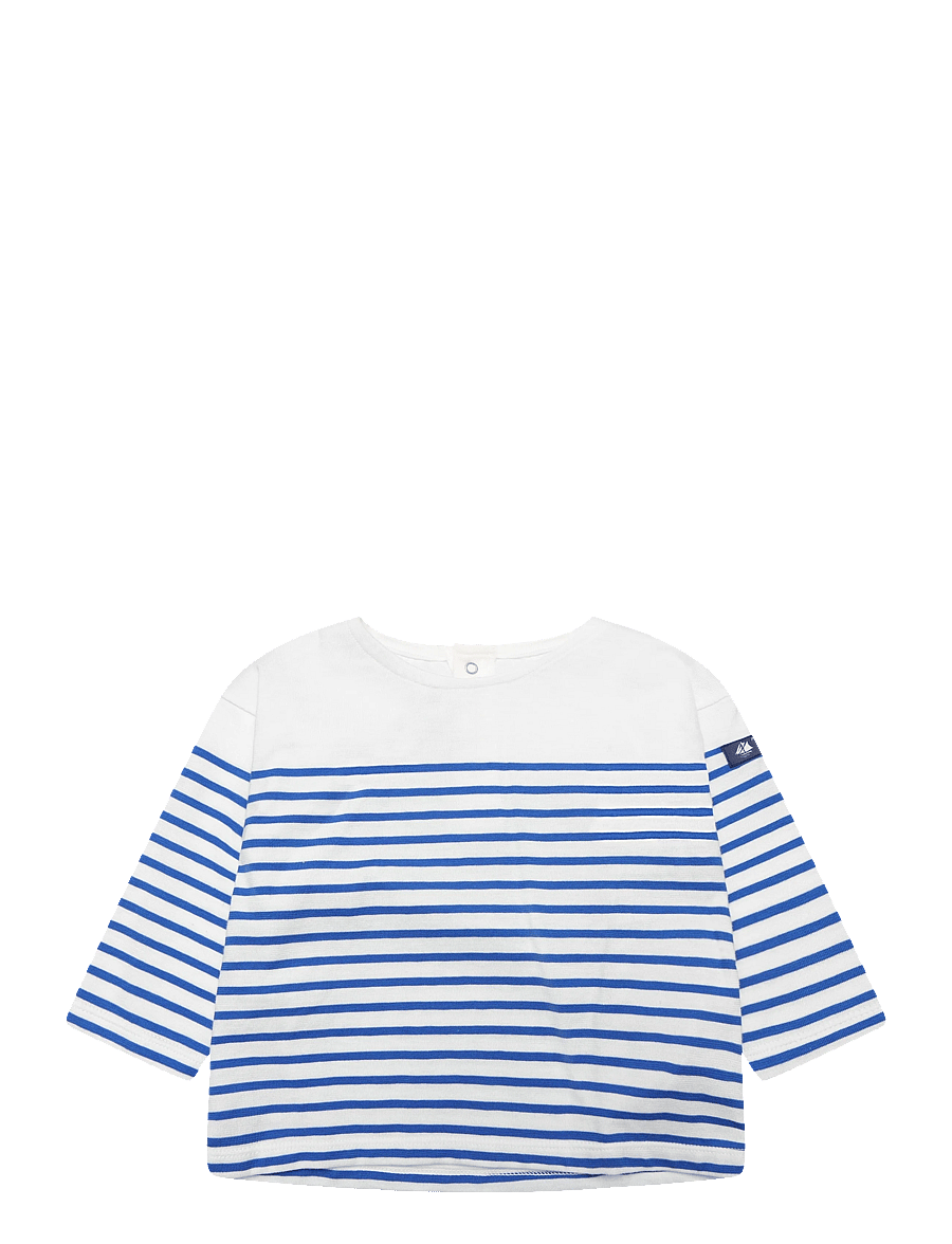 Petit Bateau - TEE SHIRTS ML JOUR - långärmade t-shirts - marshmallow/perse - 0