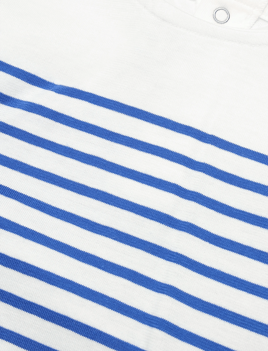 Petit Bateau - TEE SHIRTS ML JOUR - långärmade t-shirts - marshmallow/perse - 2