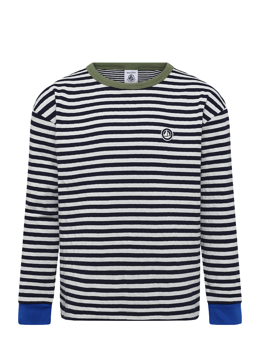 Petit Bateau - TEE SHIRTS ML JOUR - langärmelig - soir/milk - 0