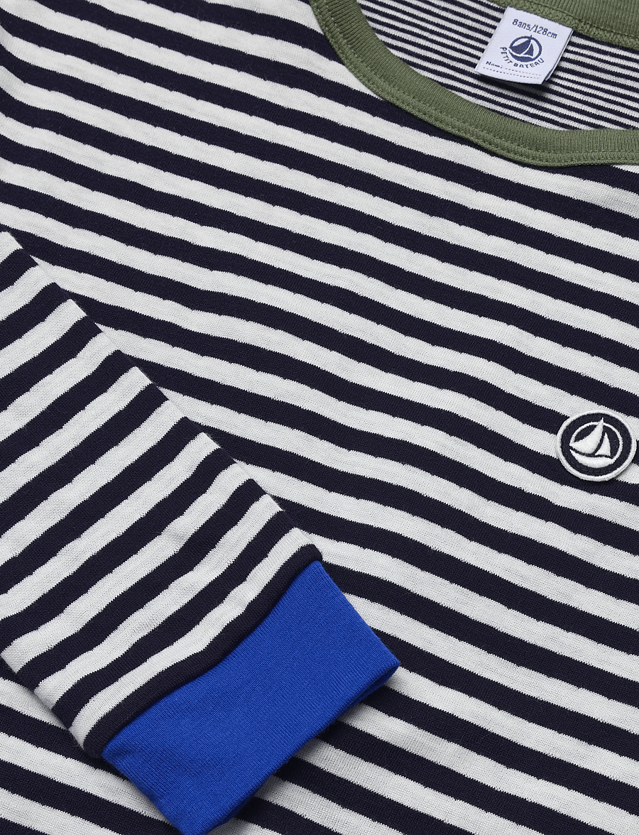 Petit Bateau - TEE SHIRTS ML JOUR - langärmelig - soir/milk - 2